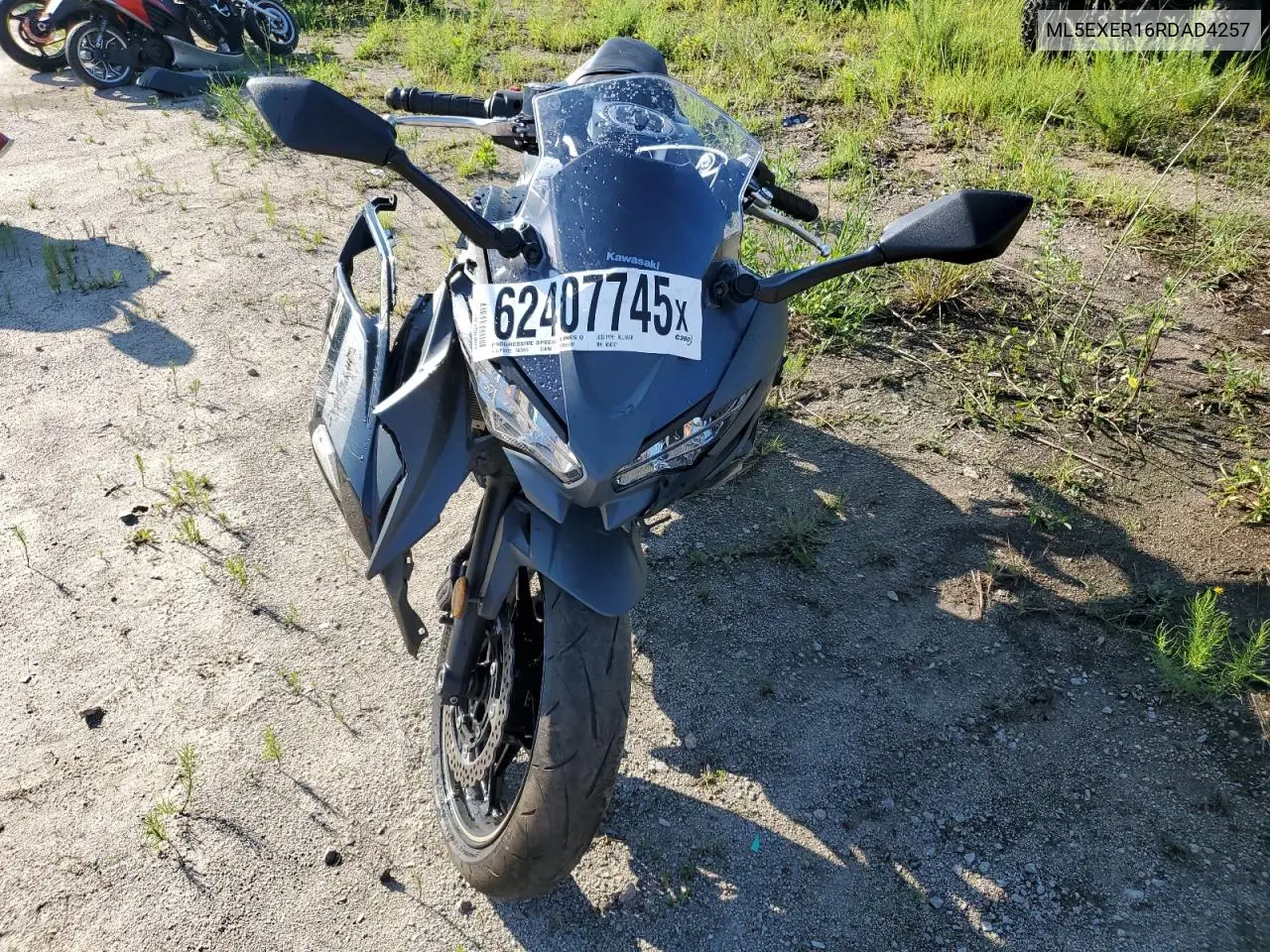 2024 Kawasaki Ex650 R VIN: ML5EXER16RDAD4257 Lot: 62407745