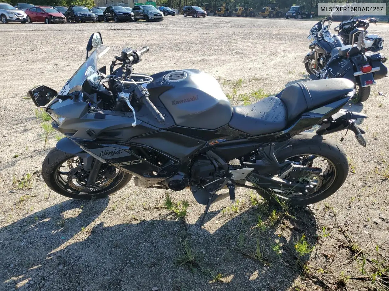 2024 Kawasaki Ex650 R VIN: ML5EXER16RDAD4257 Lot: 62407745