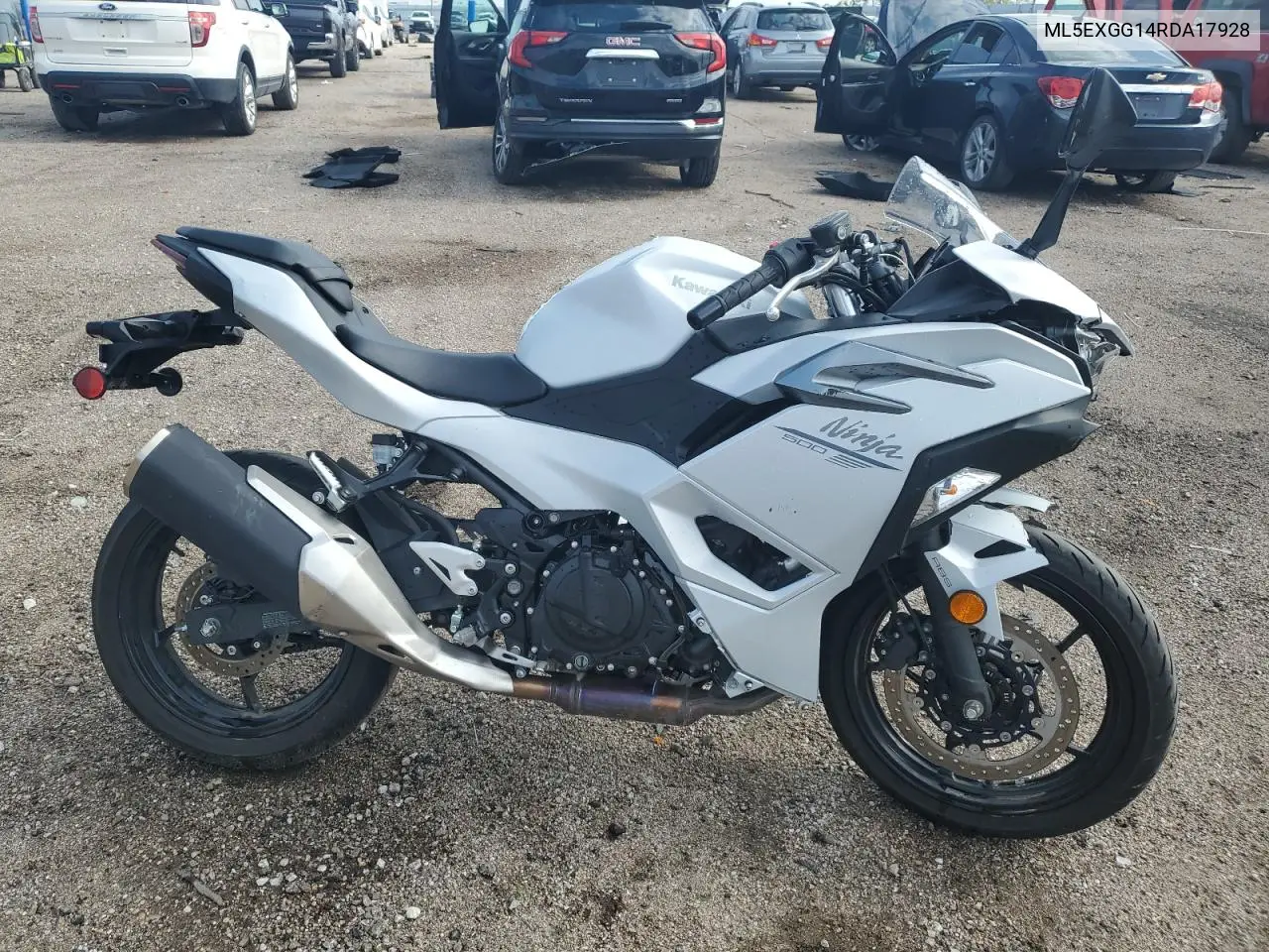 2024 Kawasaki Ex500 VIN: ML5EXGG14RDA17928 Lot: 64318025