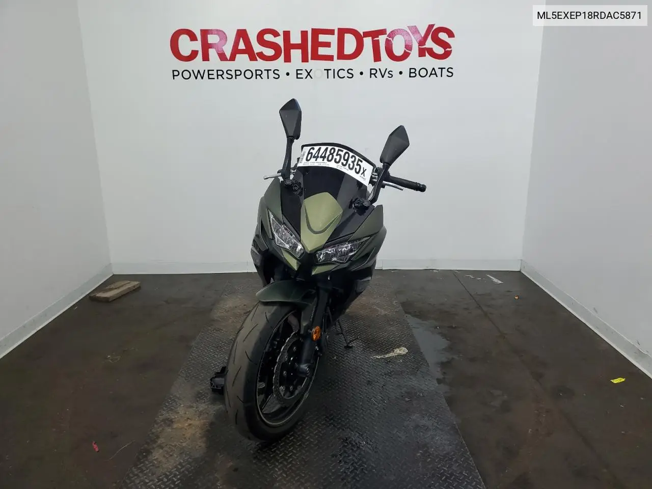 2024 Kawasaki Ex650 P VIN: ML5EXEP18RDAC5871 Lot: 64485935