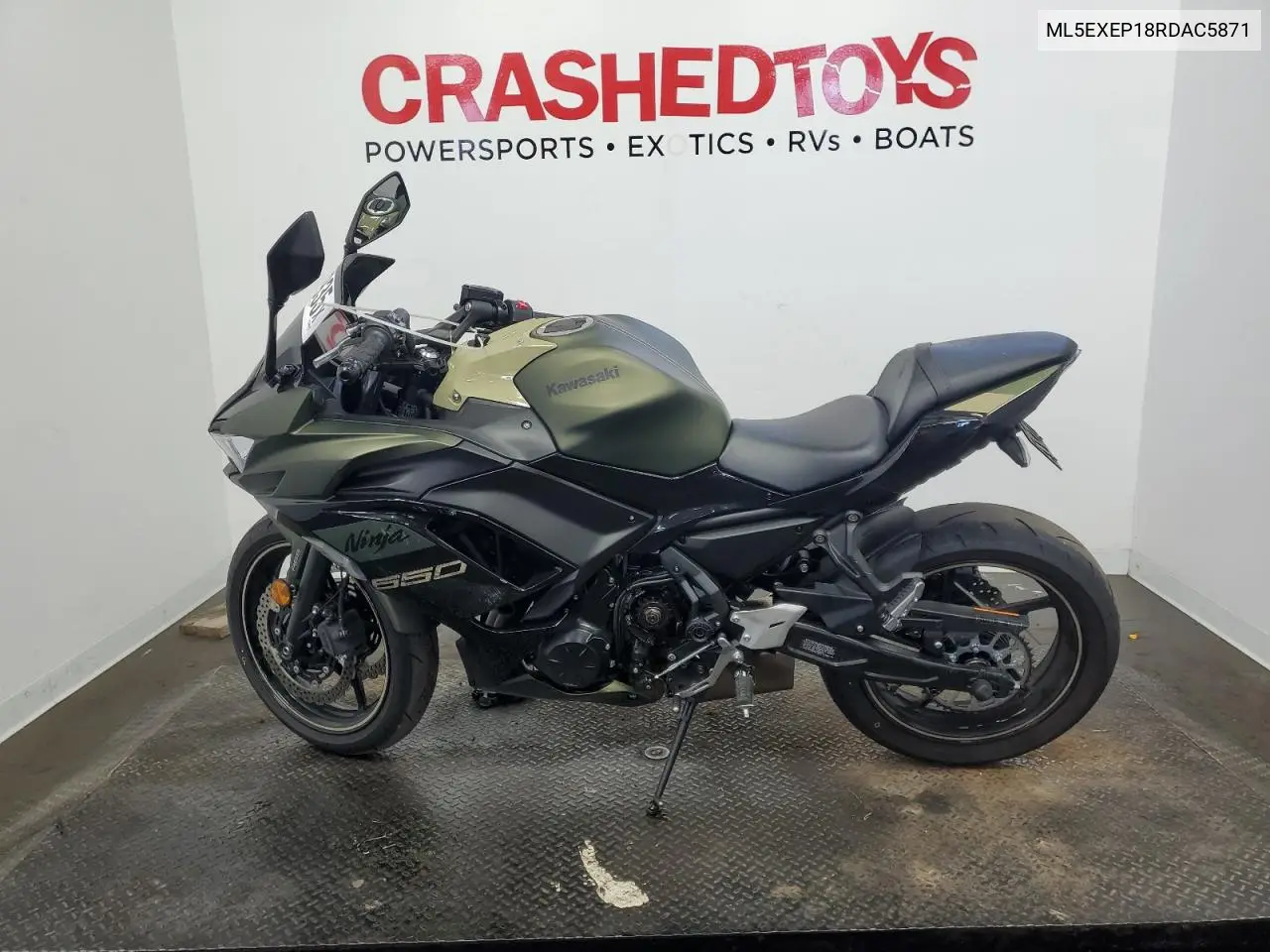 2024 Kawasaki Ex650 P VIN: ML5EXEP18RDAC5871 Lot: 64485935