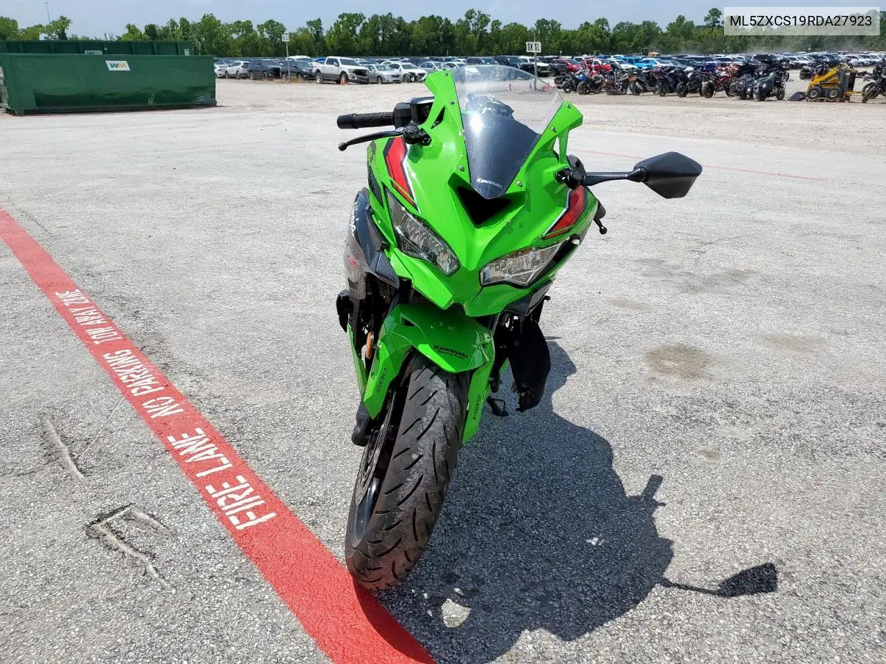 2024 Kawasaki Zx400 S VIN: ML5ZXCS19RDA27923 Lot: 64591115
