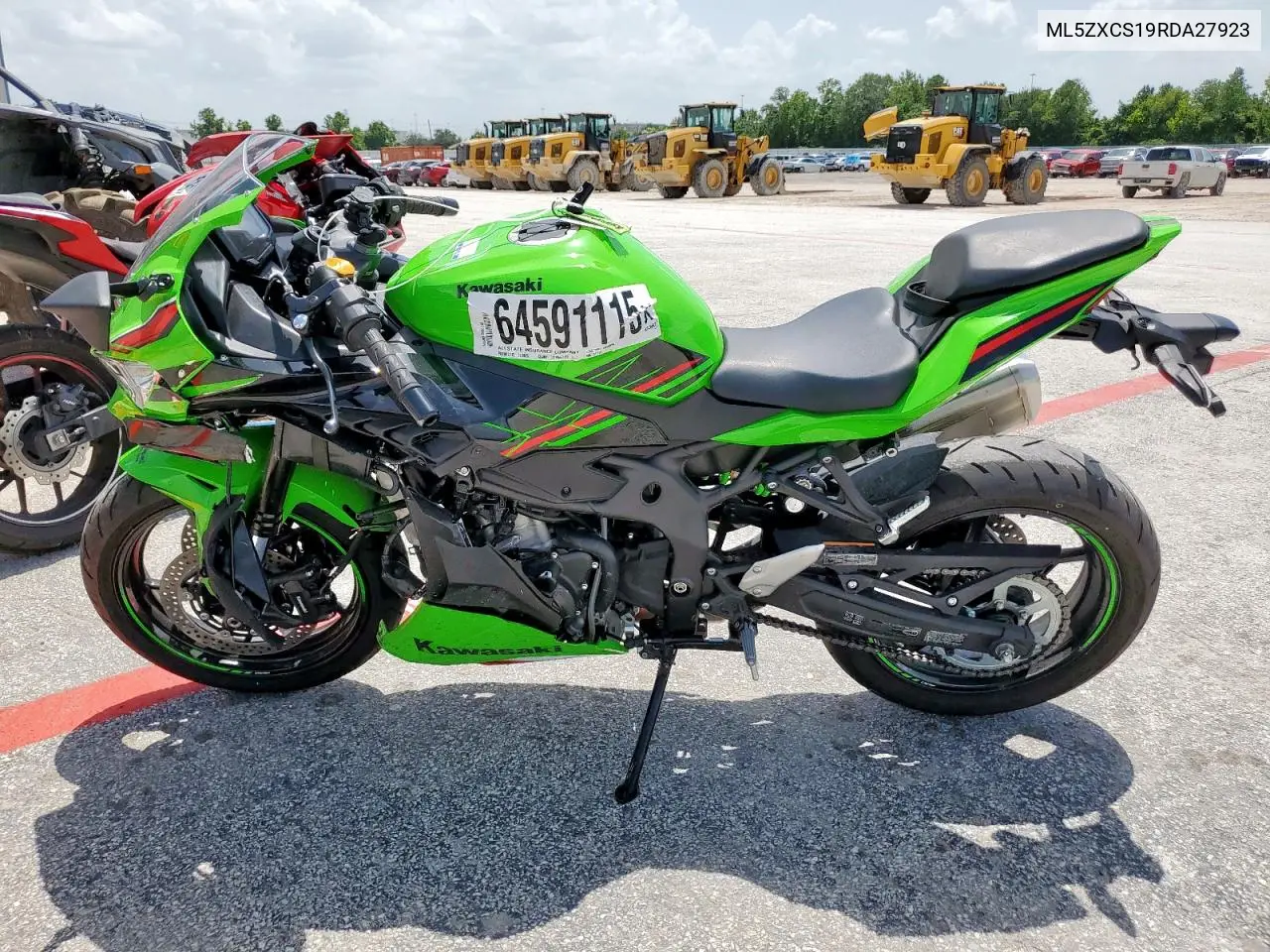 2024 Kawasaki Zx400 S VIN: ML5ZXCS19RDA27923 Lot: 64591115