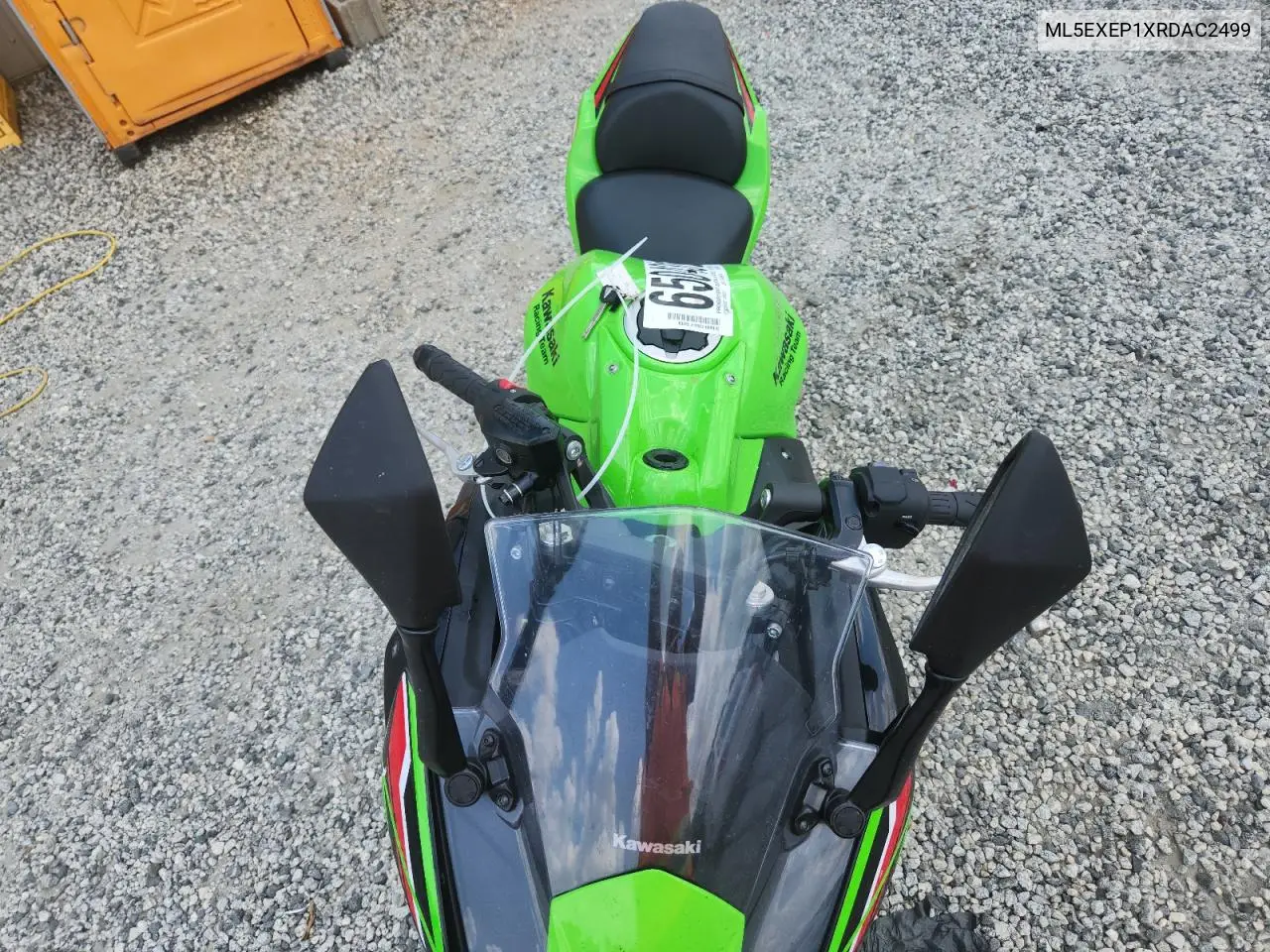 2024 Kawasaki Ex650 P VIN: ML5EXEP1XRDAC2499 Lot: 65043195
