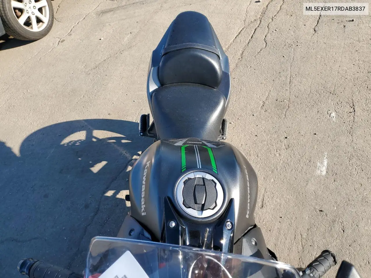 2024 Kawasaki Ex650 R VIN: ML5EXER17RDAB3837 Lot: 65356455