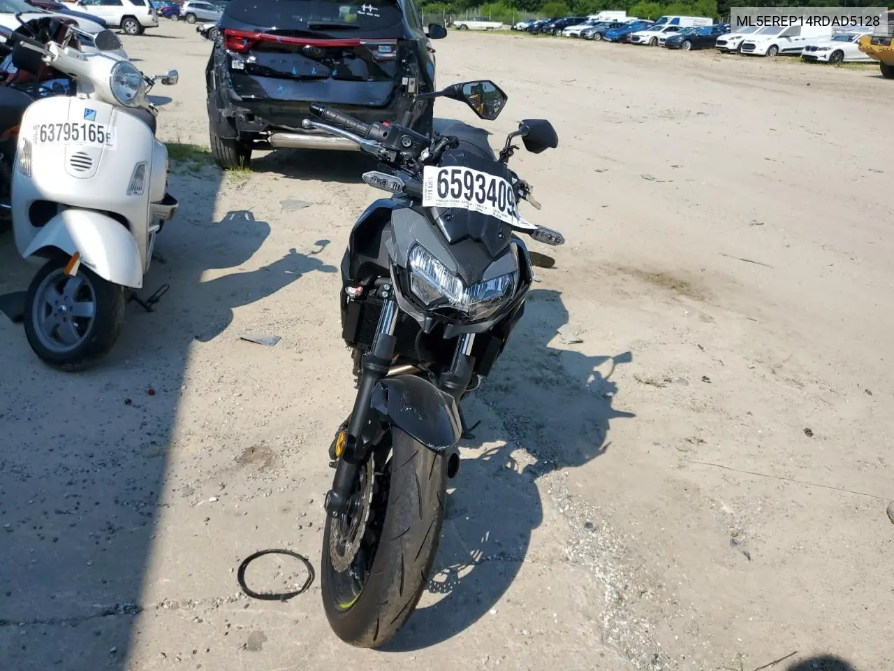 2024 Kawasaki Er650 P VIN: ML5EREP14RDAD5128 Lot: 65934095