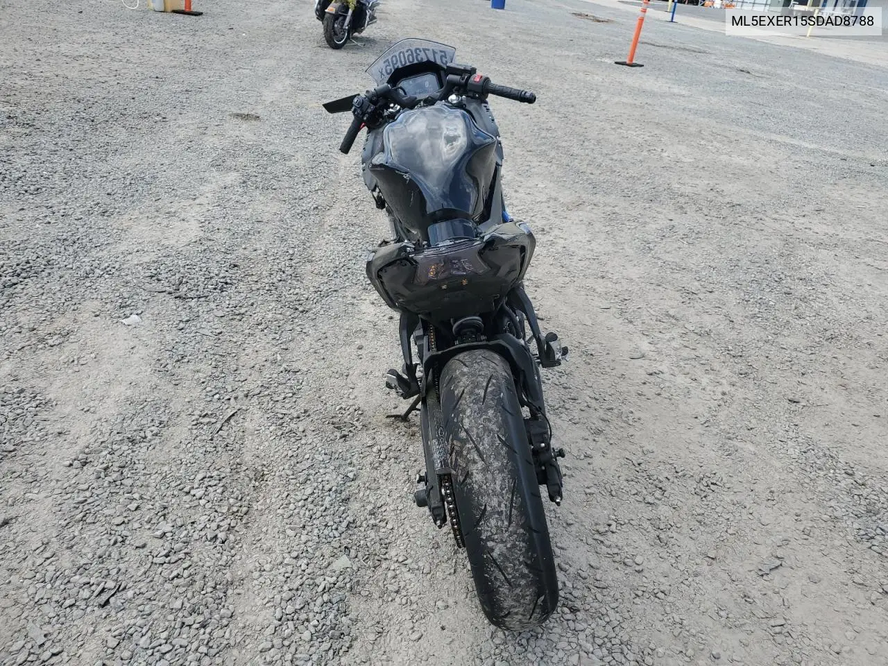 2025 Kawasaki Ex650 R VIN: ML5EXER15SDAD8788 Lot: 51736095