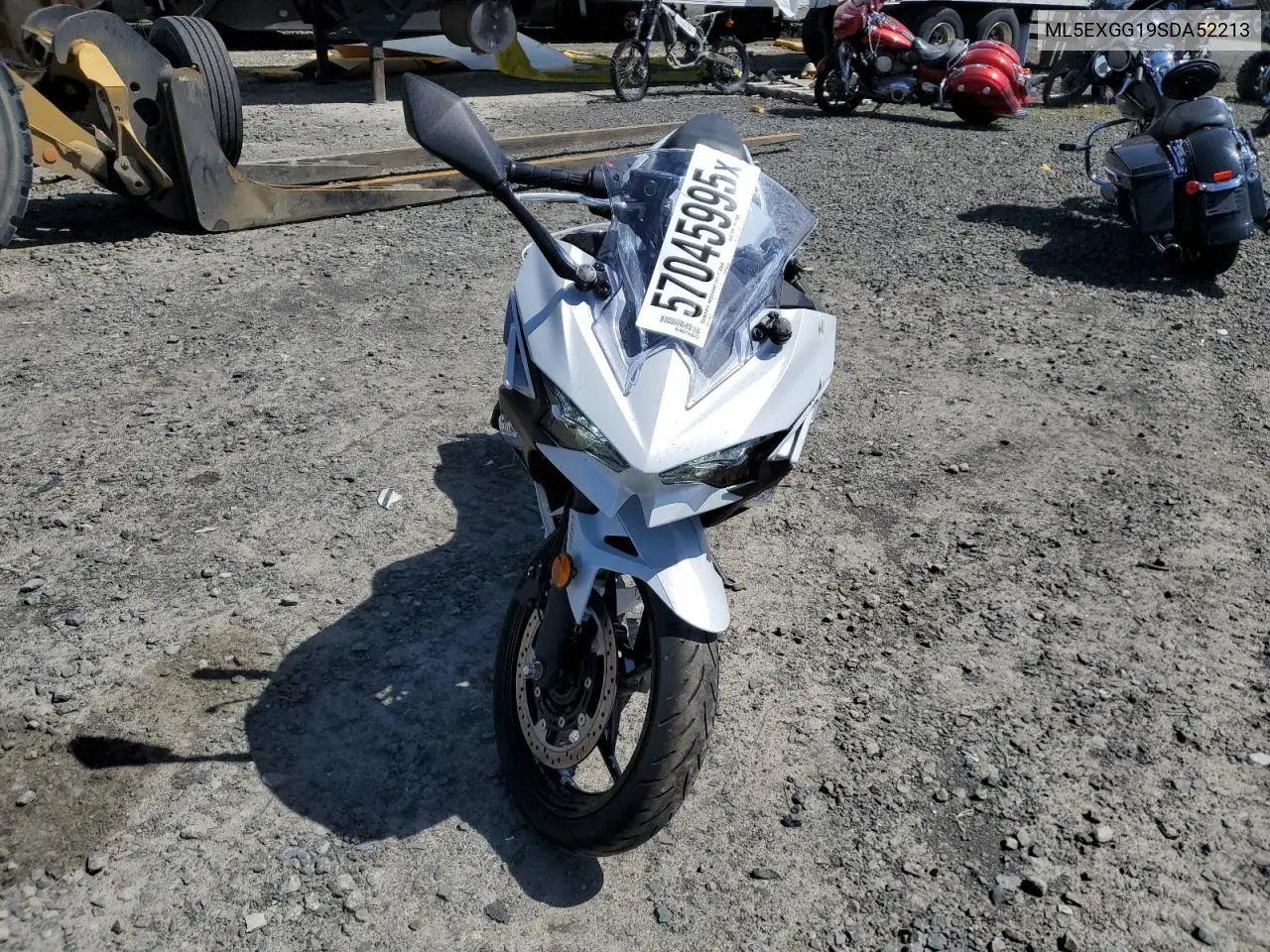 2025 Kawasaki Ex500 VIN: ML5EXGG19SDA52213 Lot: 57045995