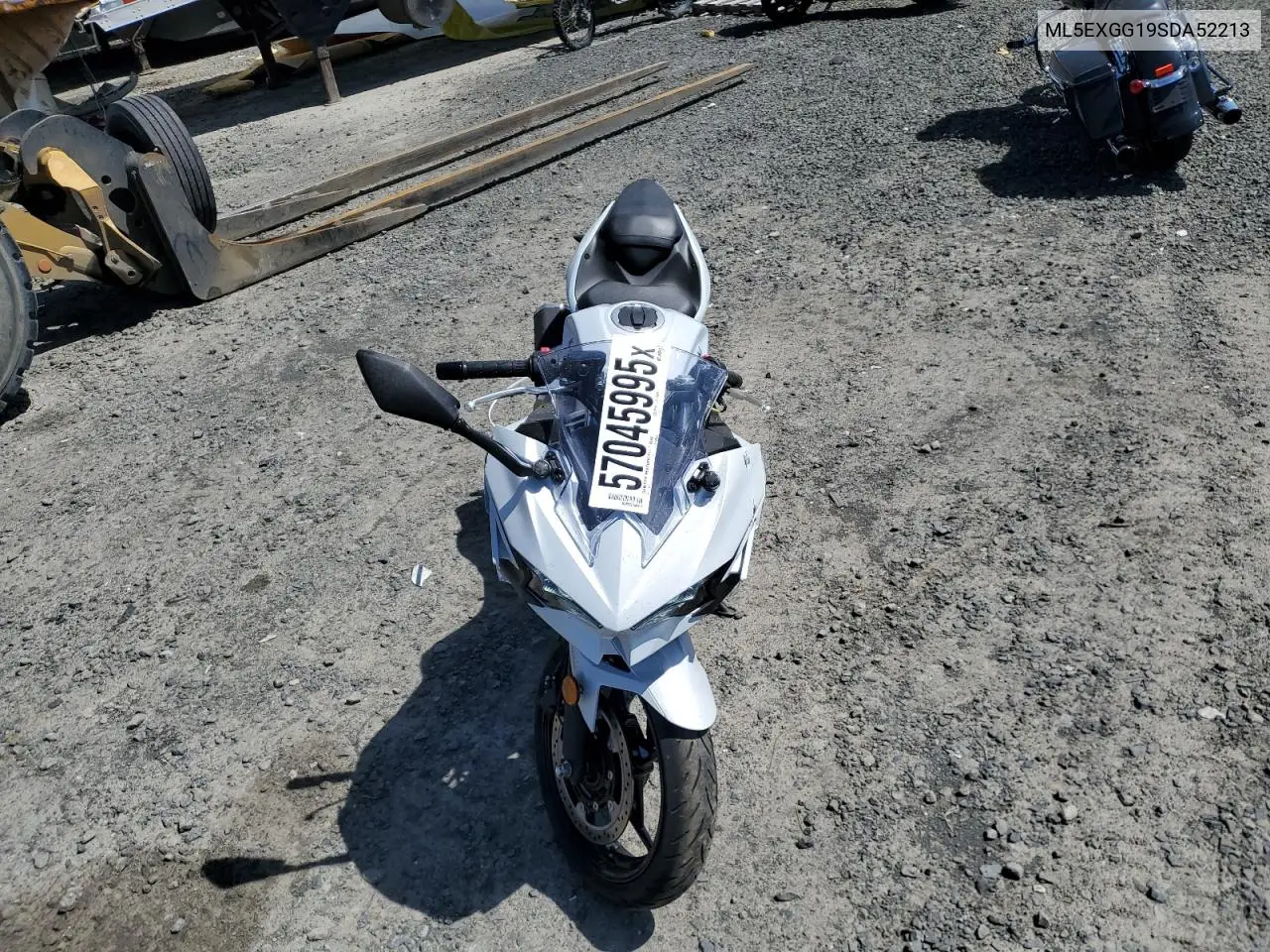 2025 Kawasaki Ex500 VIN: ML5EXGG19SDA52213 Lot: 57045995