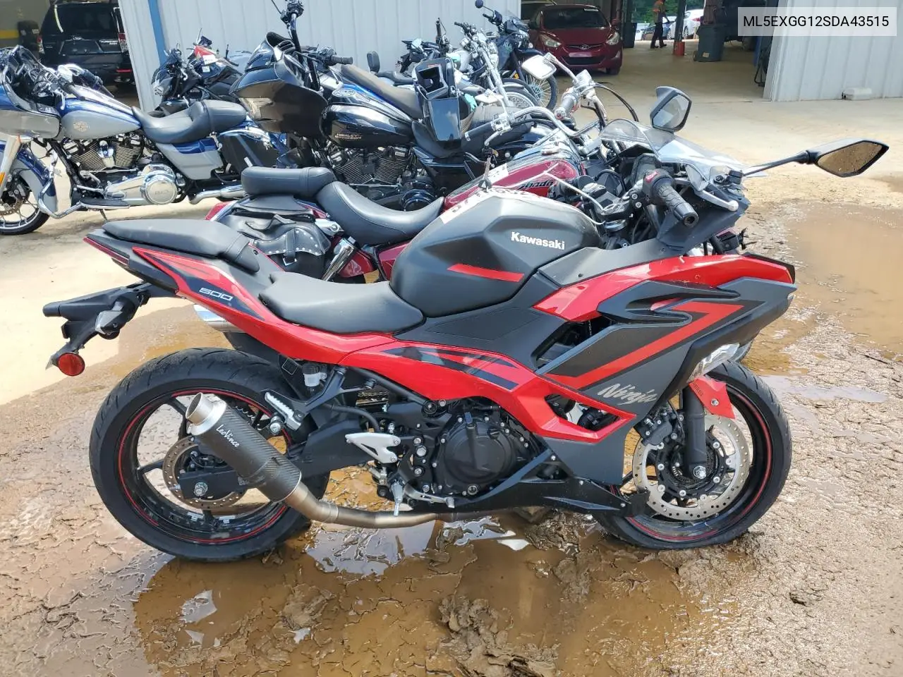2025 Kawasaki Ex500 VIN: ML5EXGG12SDA43515 Lot: 57168625