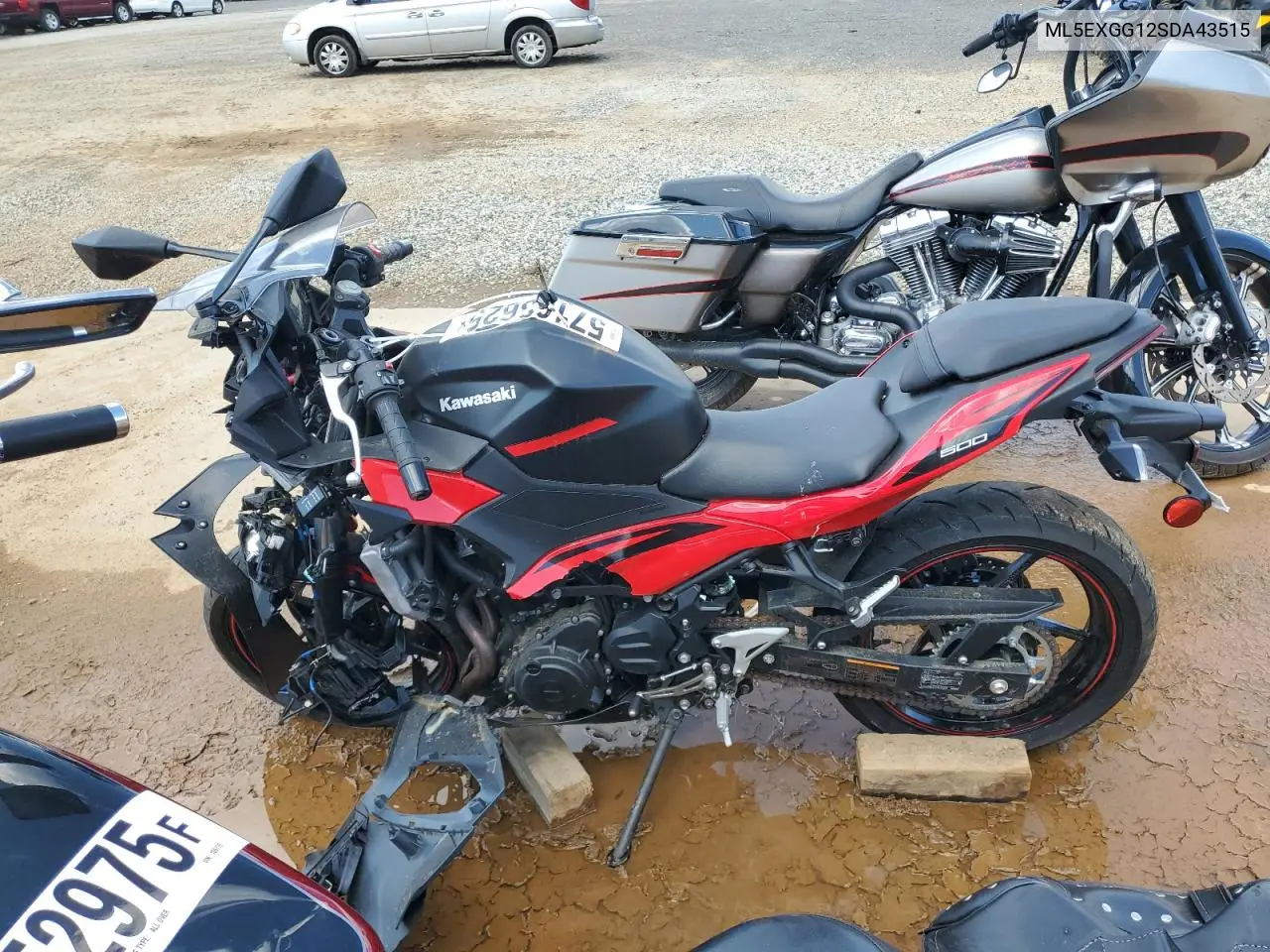 2025 Kawasaki Ex500 VIN: ML5EXGG12SDA43515 Lot: 57168625