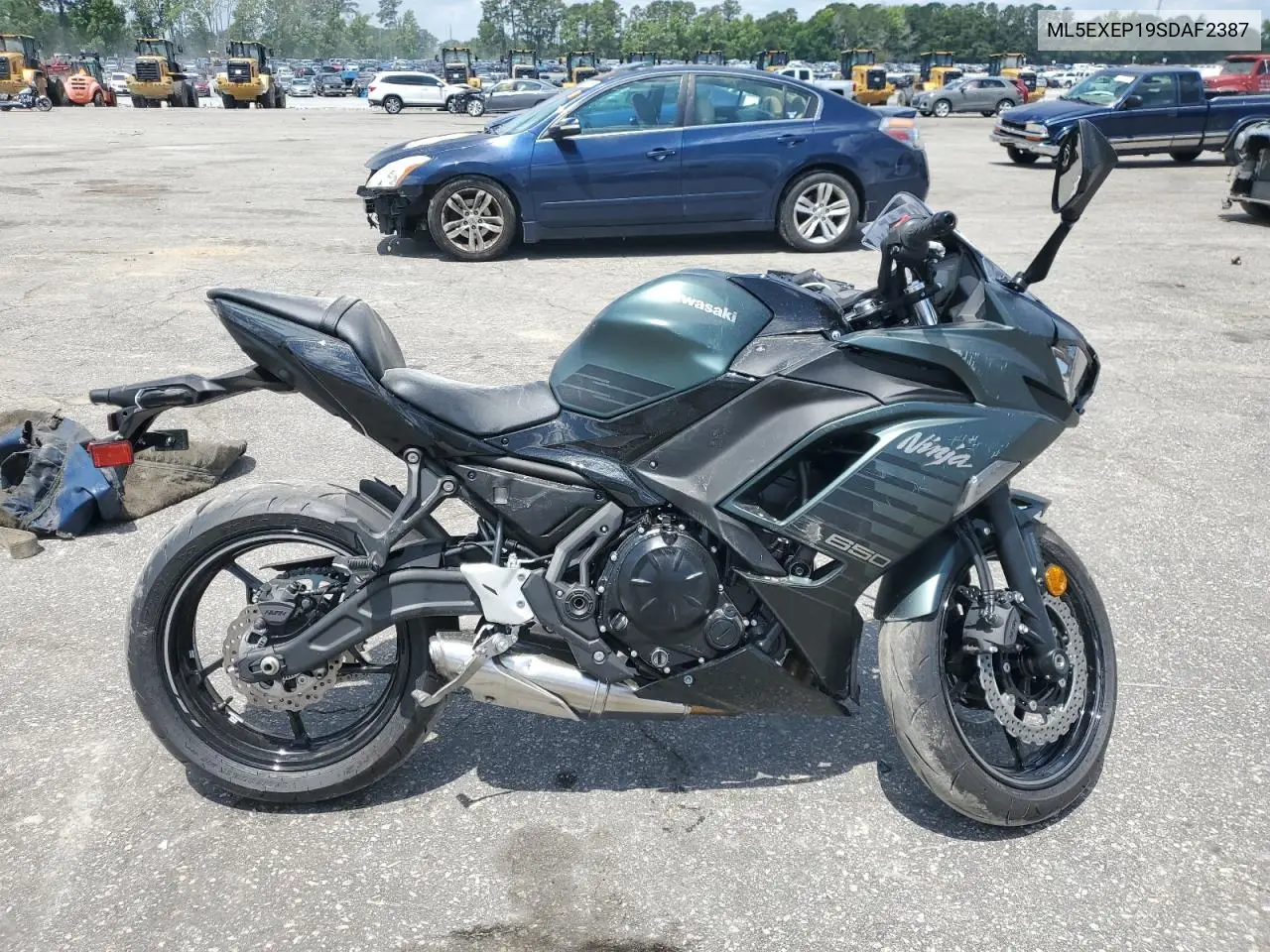 2025 Kawasaki Ex650 P VIN: ML5EXEP19SDAF2387 Lot: 57468545
