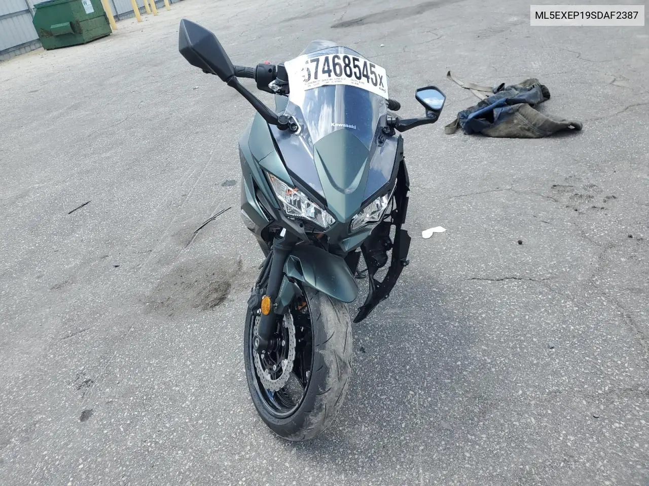 2025 Kawasaki Ex650 P VIN: ML5EXEP19SDAF2387 Lot: 57468545