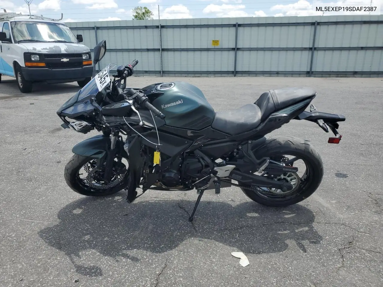 2025 Kawasaki Ex650 P VIN: ML5EXEP19SDAF2387 Lot: 57468545