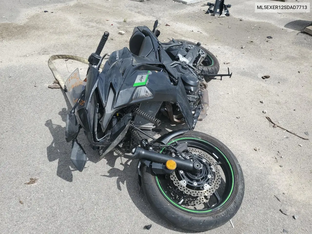 2025 Kawasaki Ex650 R VIN: ML5EXER12SDAD7713 Lot: 57498775