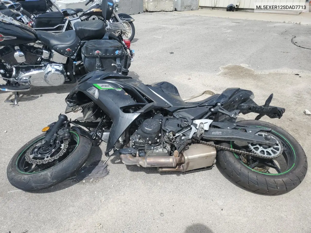 2025 Kawasaki Ex650 R VIN: ML5EXER12SDAD7713 Lot: 57498775