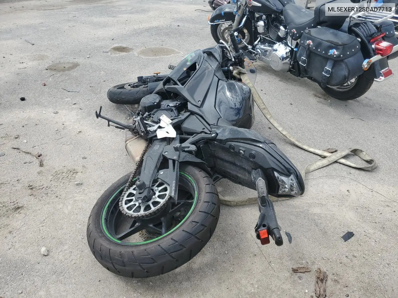 2025 Kawasaki Ex650 R VIN: ML5EXER12SDAD7713 Lot: 57498775