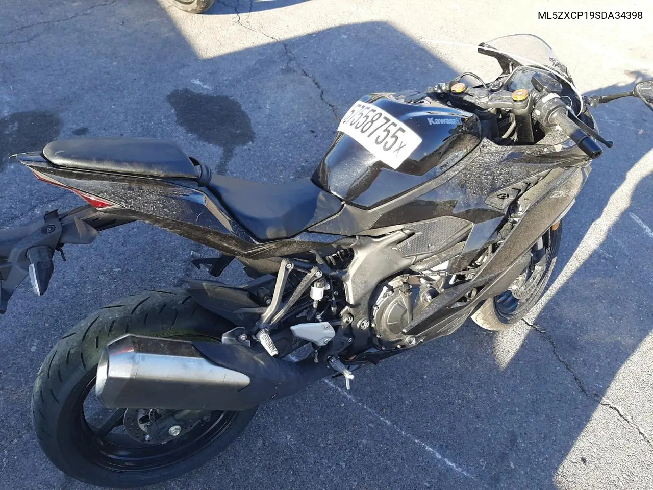 2025 Kawasaki Zx400 P VIN: ML5ZXCP19SDA34398 Lot: 57558755