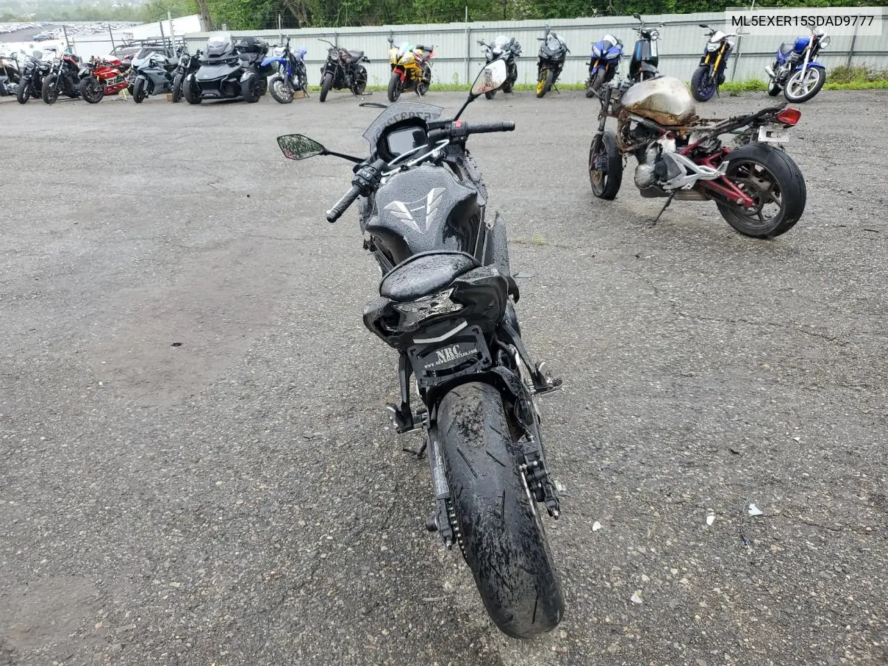 2025 Kawasaki Ex650 R VIN: ML5EXER15SDAD9777 Lot: 57837255