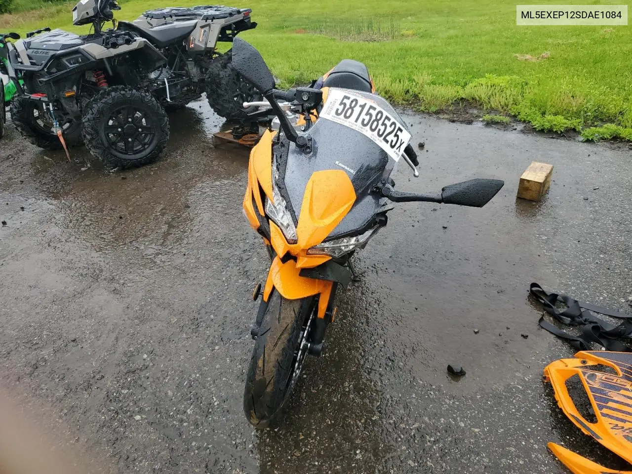 2025 Kawasaki Ex650 P VIN: ML5EXEP12SDAE1084 Lot: 58158525