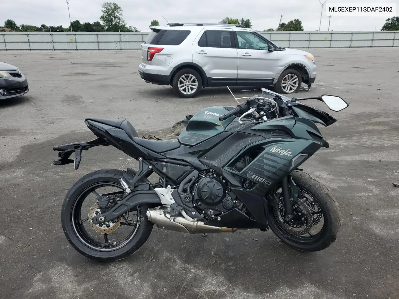 2025 Kawasaki Ex650 P VIN: ML5EXEP11SDAF2402 Lot: 58165655