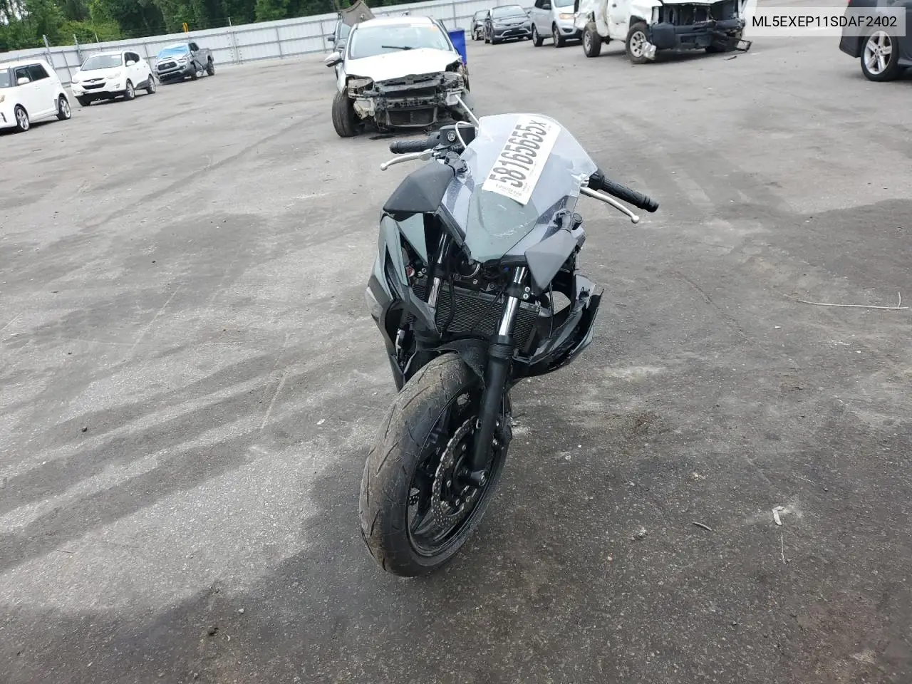 2025 Kawasaki Ex650 P VIN: ML5EXEP11SDAF2402 Lot: 58165655