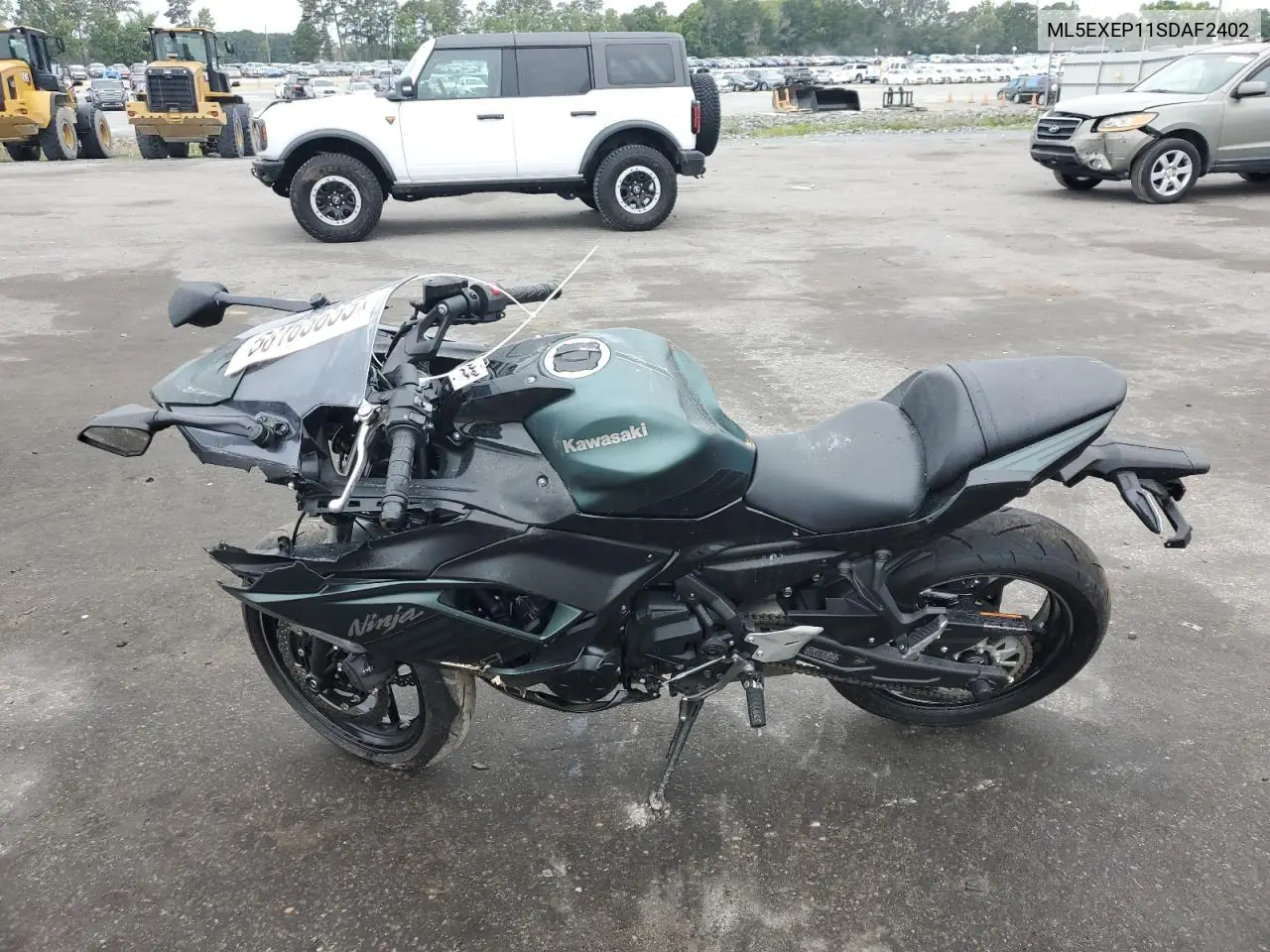 2025 Kawasaki Ex650 P VIN: ML5EXEP11SDAF2402 Lot: 58165655