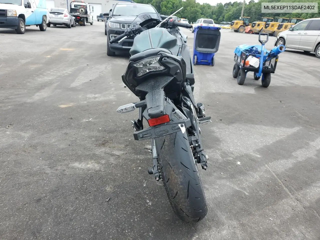 2025 Kawasaki Ex650 P VIN: ML5EXEP11SDAF2402 Lot: 58165655