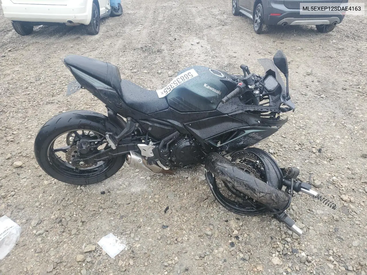 2025 Kawasaki Ex650 P VIN: ML5EXEP12SDAE4163 Lot: 58835355