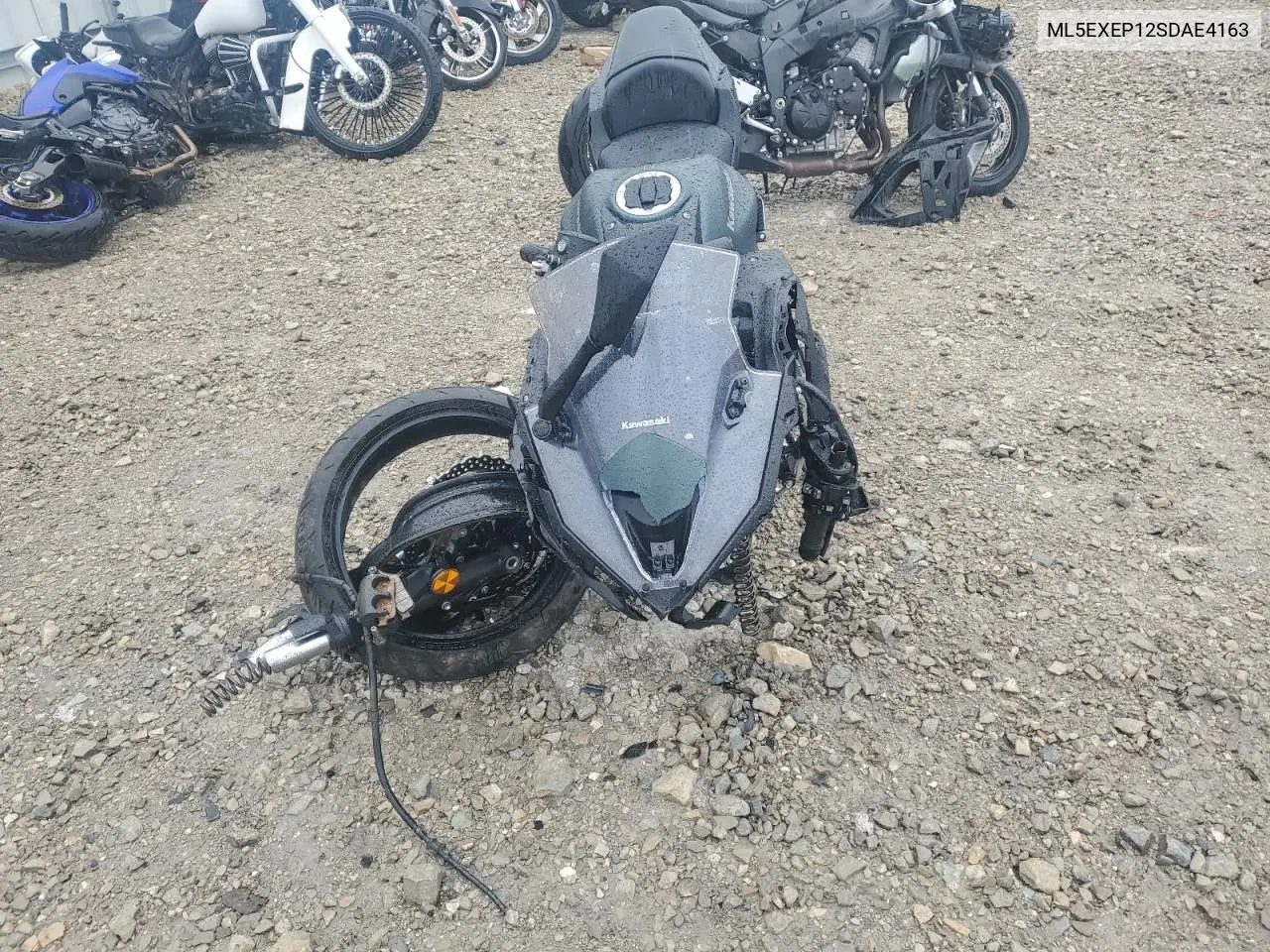 2025 Kawasaki Ex650 P VIN: ML5EXEP12SDAE4163 Lot: 58835355