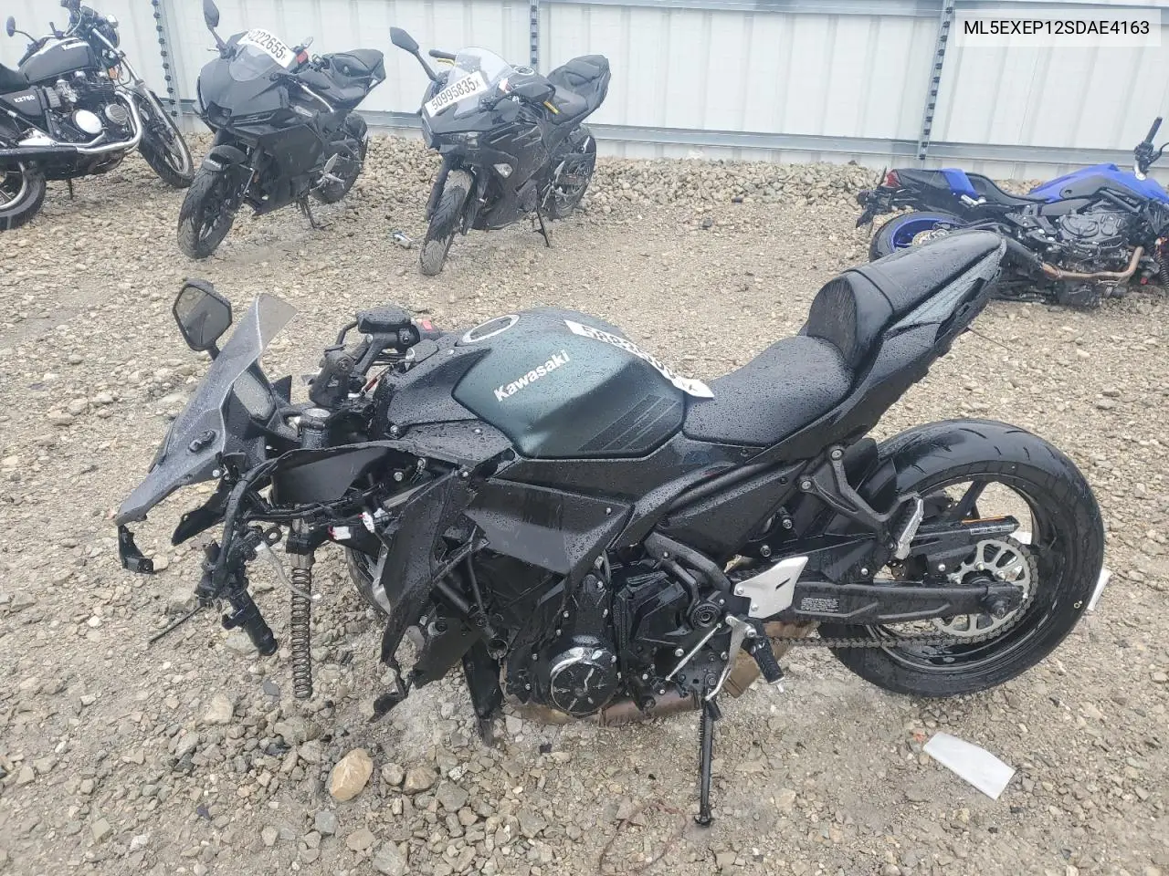 2025 Kawasaki Ex650 P VIN: ML5EXEP12SDAE4163 Lot: 58835355