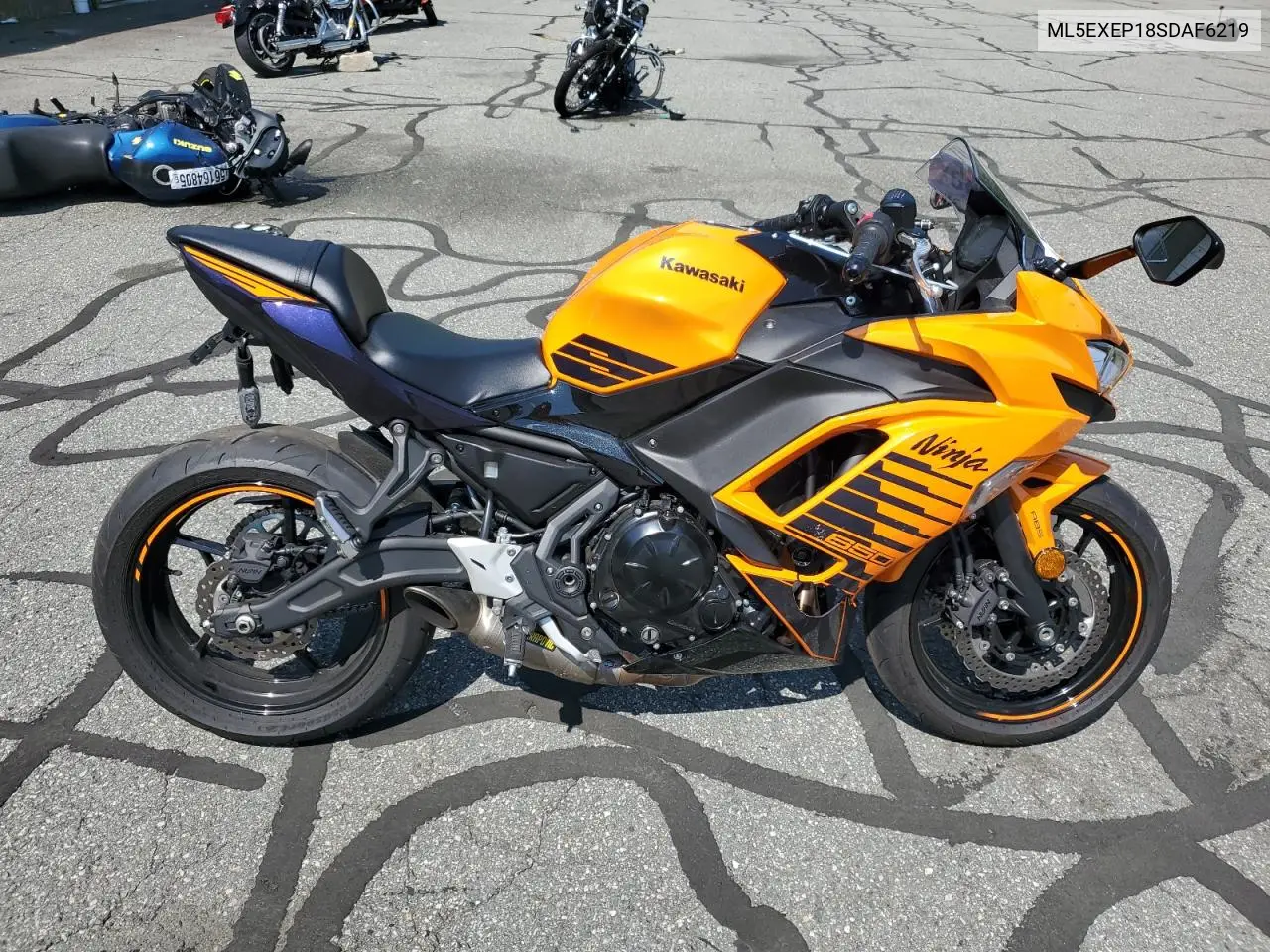 2025 Kawasaki Ex650 P VIN: ML5EXEP18SDAF6219 Lot: 59059945