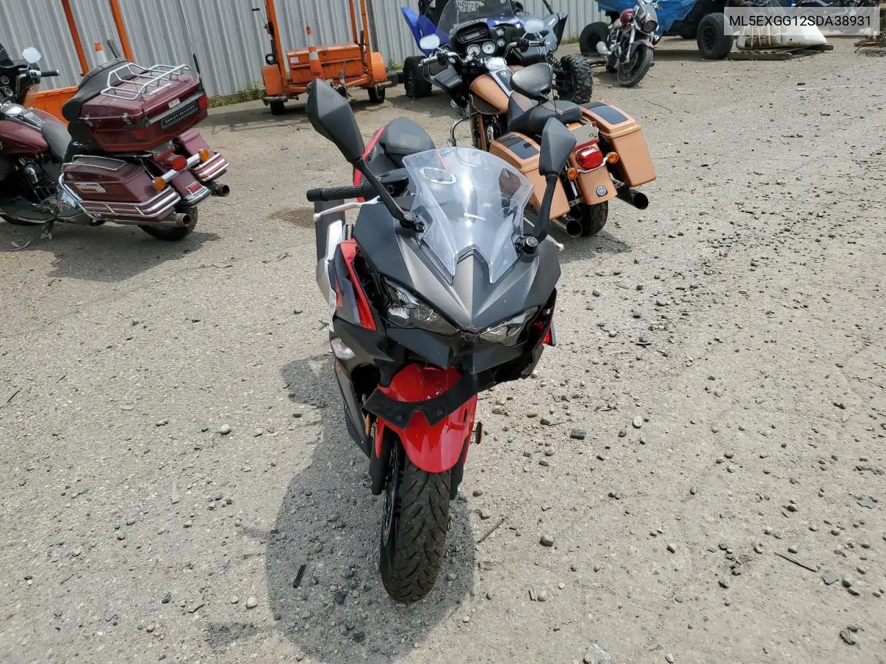 2025 Kawasaki Ex500 VIN: ML5EXGG12SDA38931 Lot: 59099965