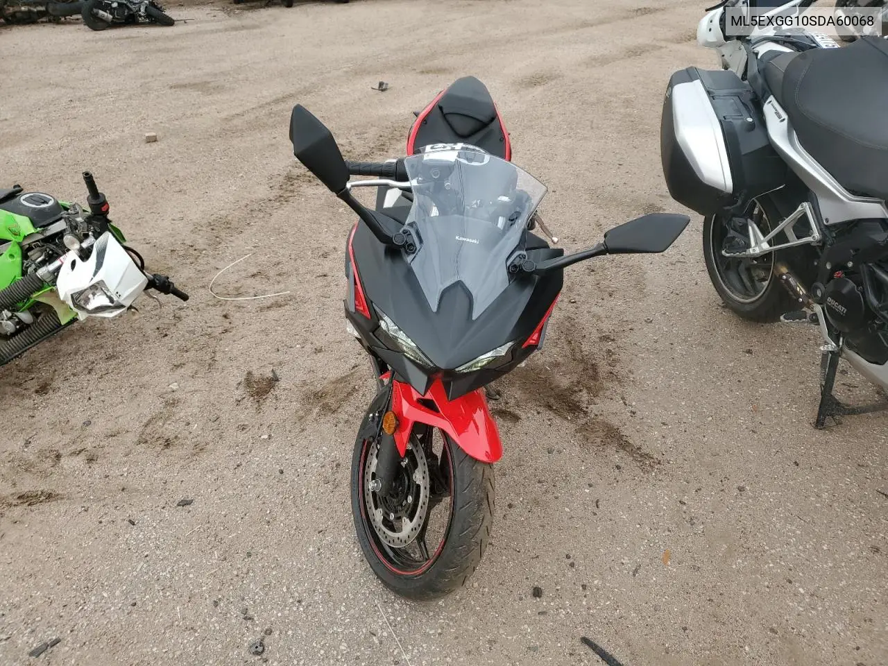 2025 Kawasaki Ex500 VIN: ML5EXGG10SDA60068 Lot: 59182125