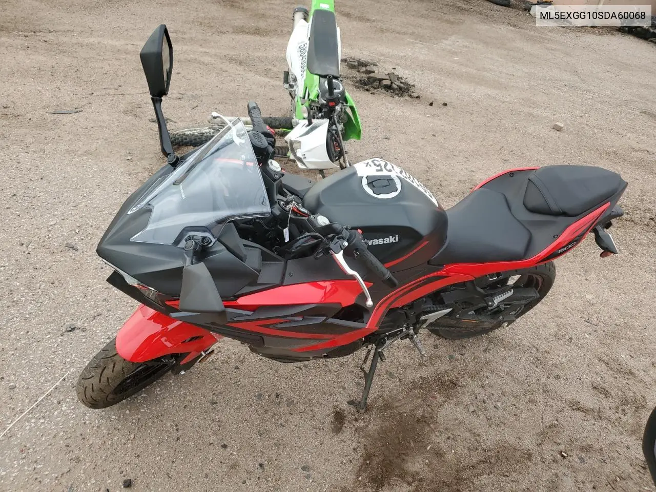 2025 Kawasaki Ex500 VIN: ML5EXGG10SDA60068 Lot: 59182125