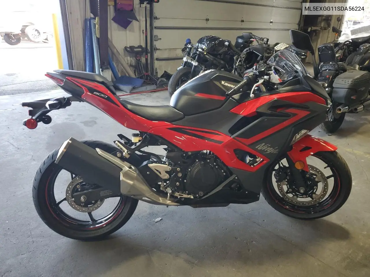 2025 Kawasaki Ex500 VIN: ML5EXGG11SDA56224 Lot: 59360265