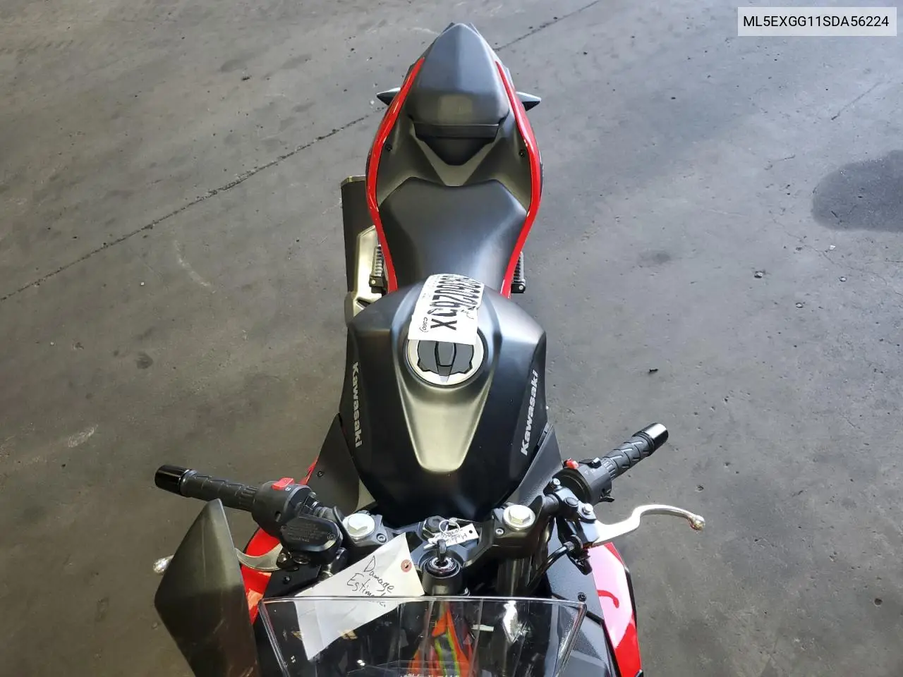 2025 Kawasaki Ex500 VIN: ML5EXGG11SDA56224 Lot: 59360265