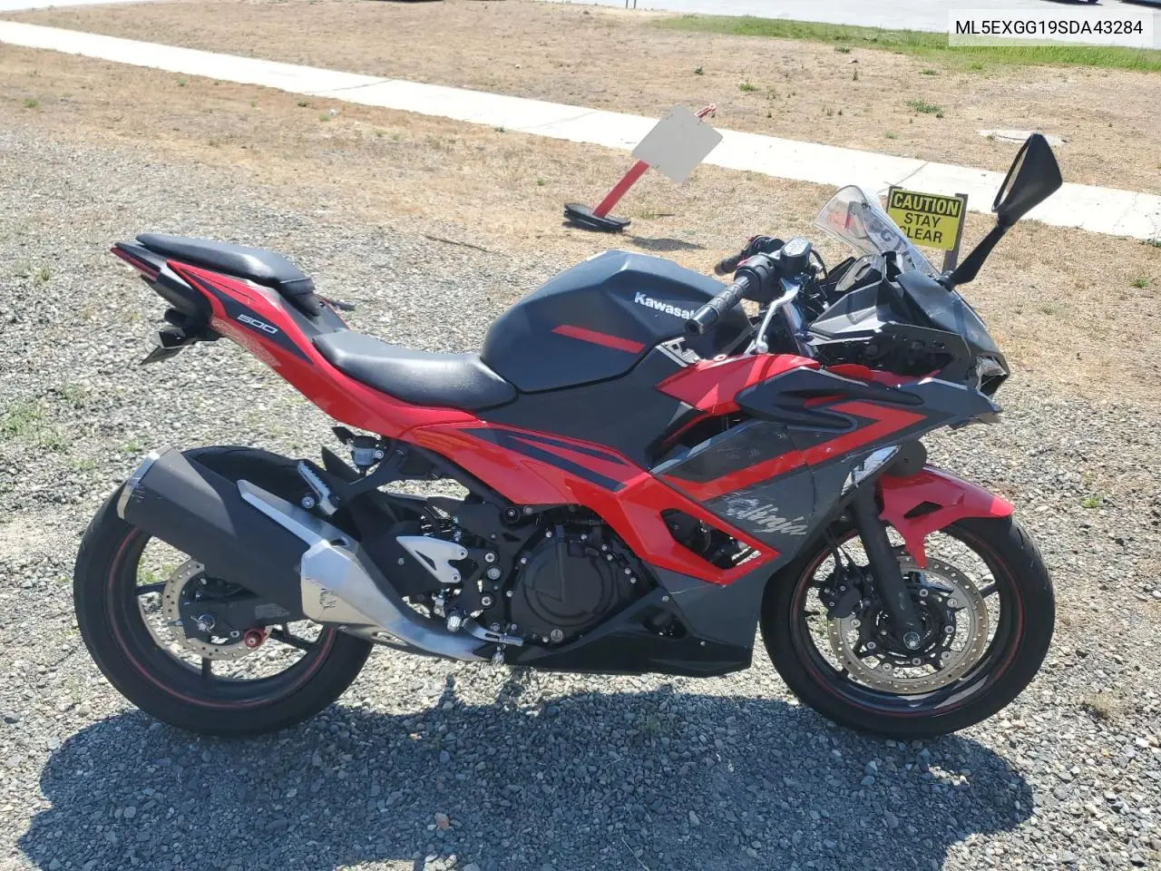 2025 Kawasaki Ex500 VIN: ML5EXGG19SDA43284 Lot: 59387555