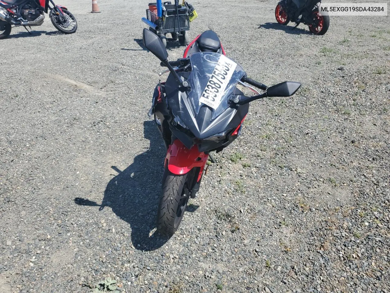 2025 Kawasaki Ex500 VIN: ML5EXGG19SDA43284 Lot: 59387555