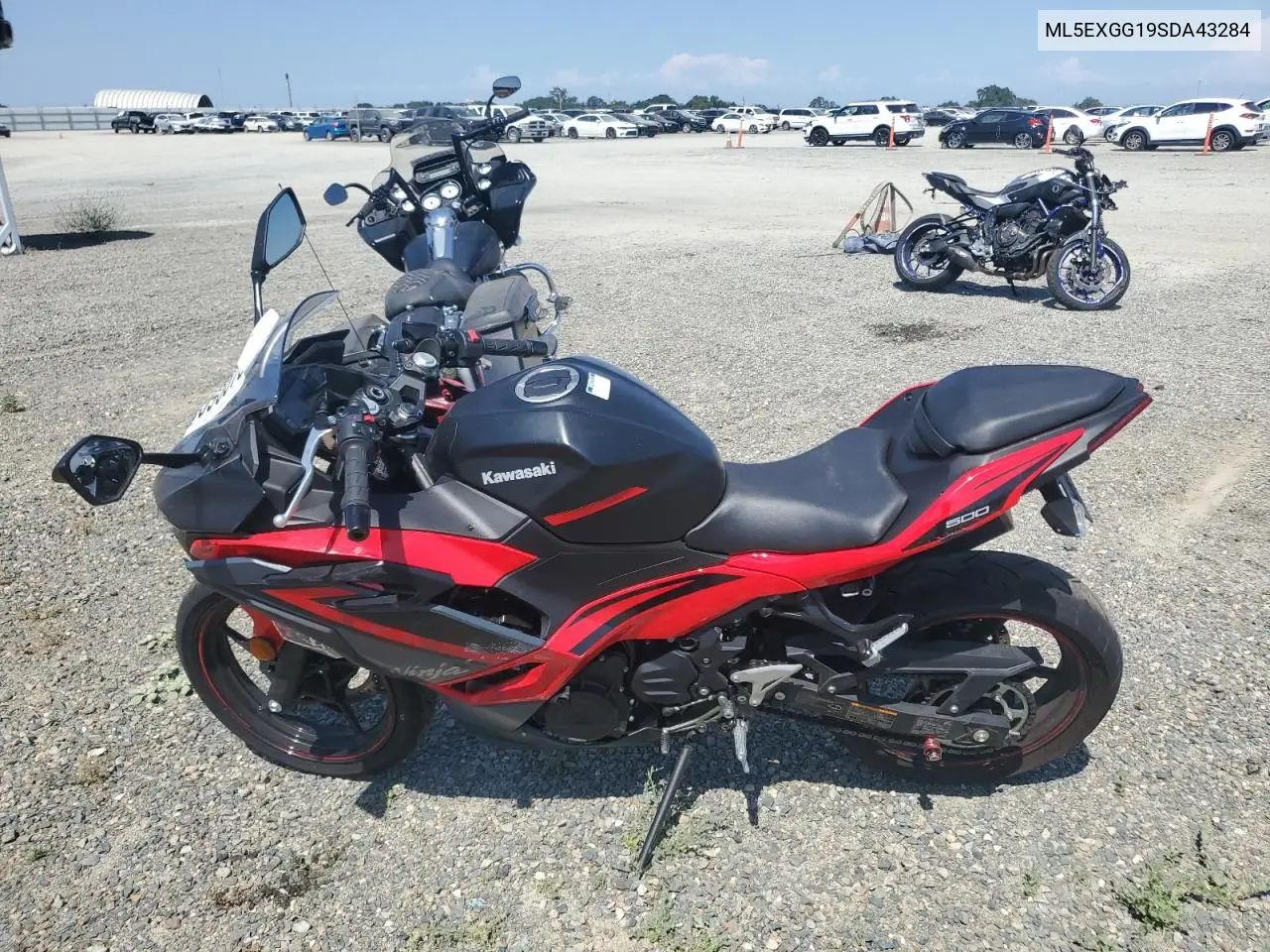 2025 Kawasaki Ex500 VIN: ML5EXGG19SDA43284 Lot: 59387555