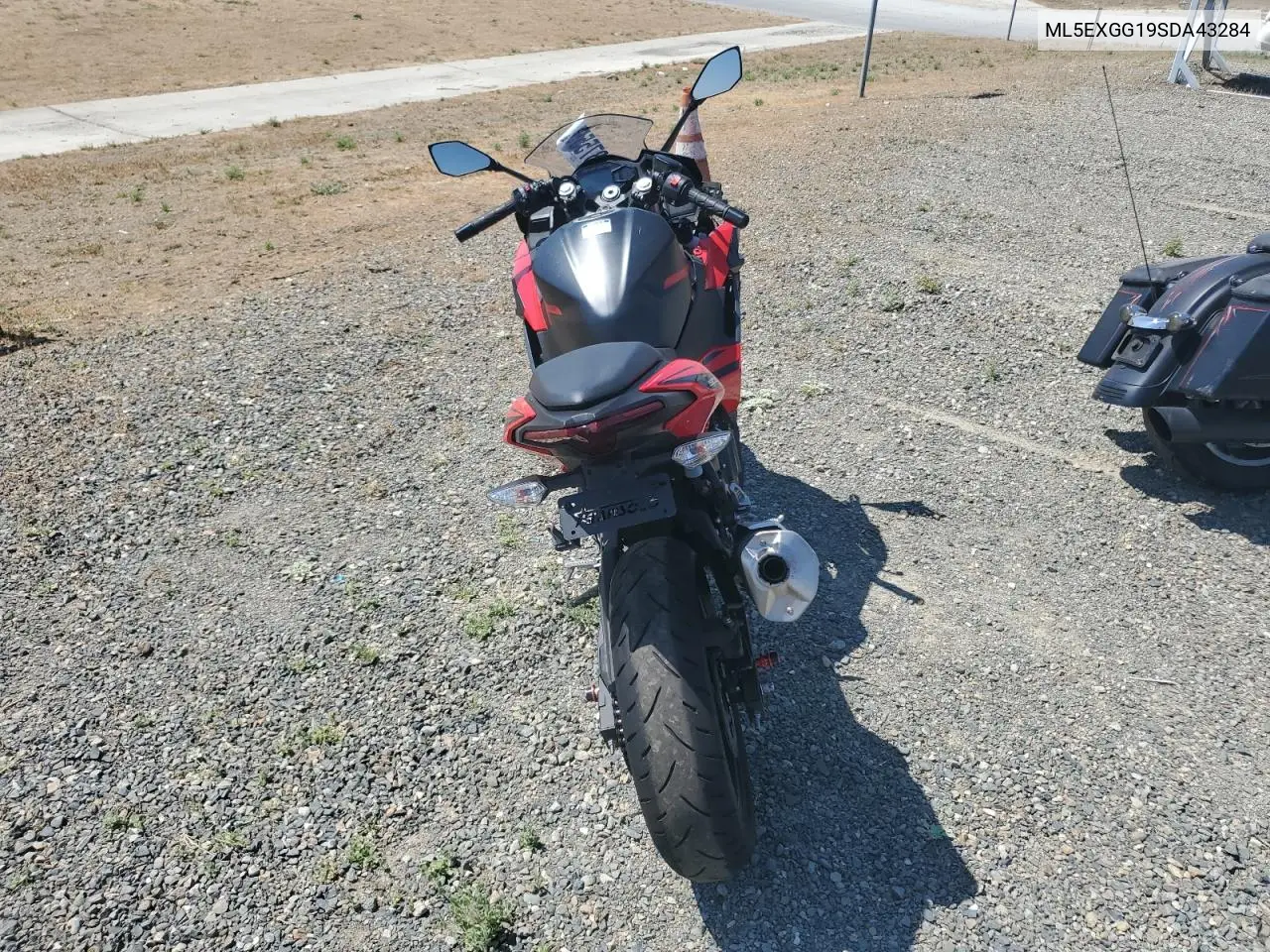 2025 Kawasaki Ex500 VIN: ML5EXGG19SDA43284 Lot: 59387555