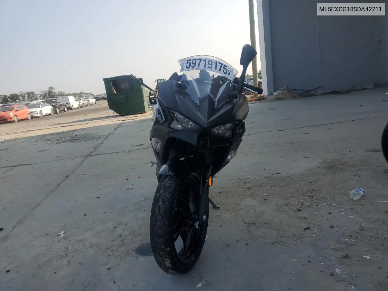 2025 Kawasaki Ex500 VIN: ML5EXGG18SDA42711 Lot: 59719175