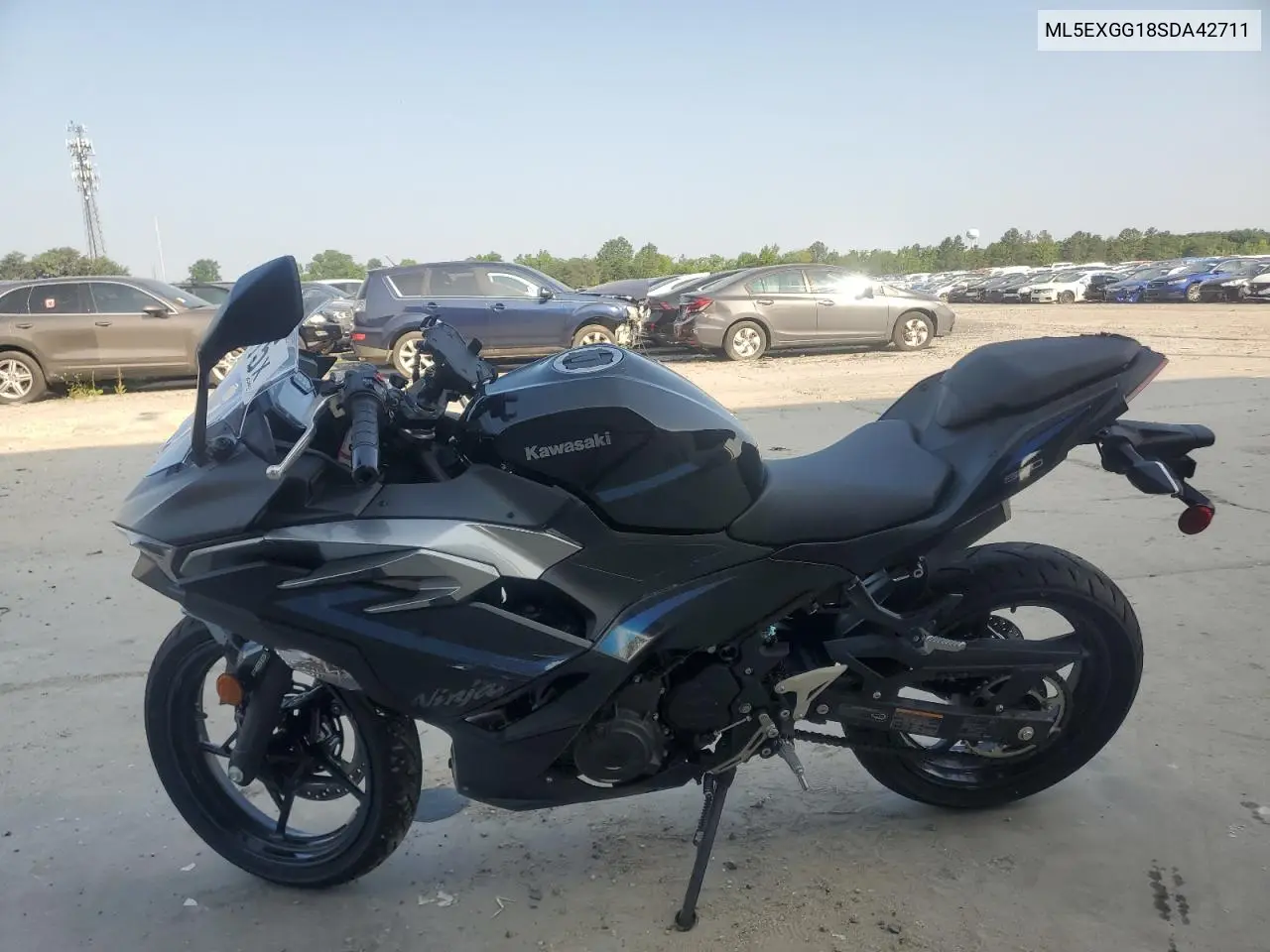2025 Kawasaki Ex500 VIN: ML5EXGG18SDA42711 Lot: 59719175