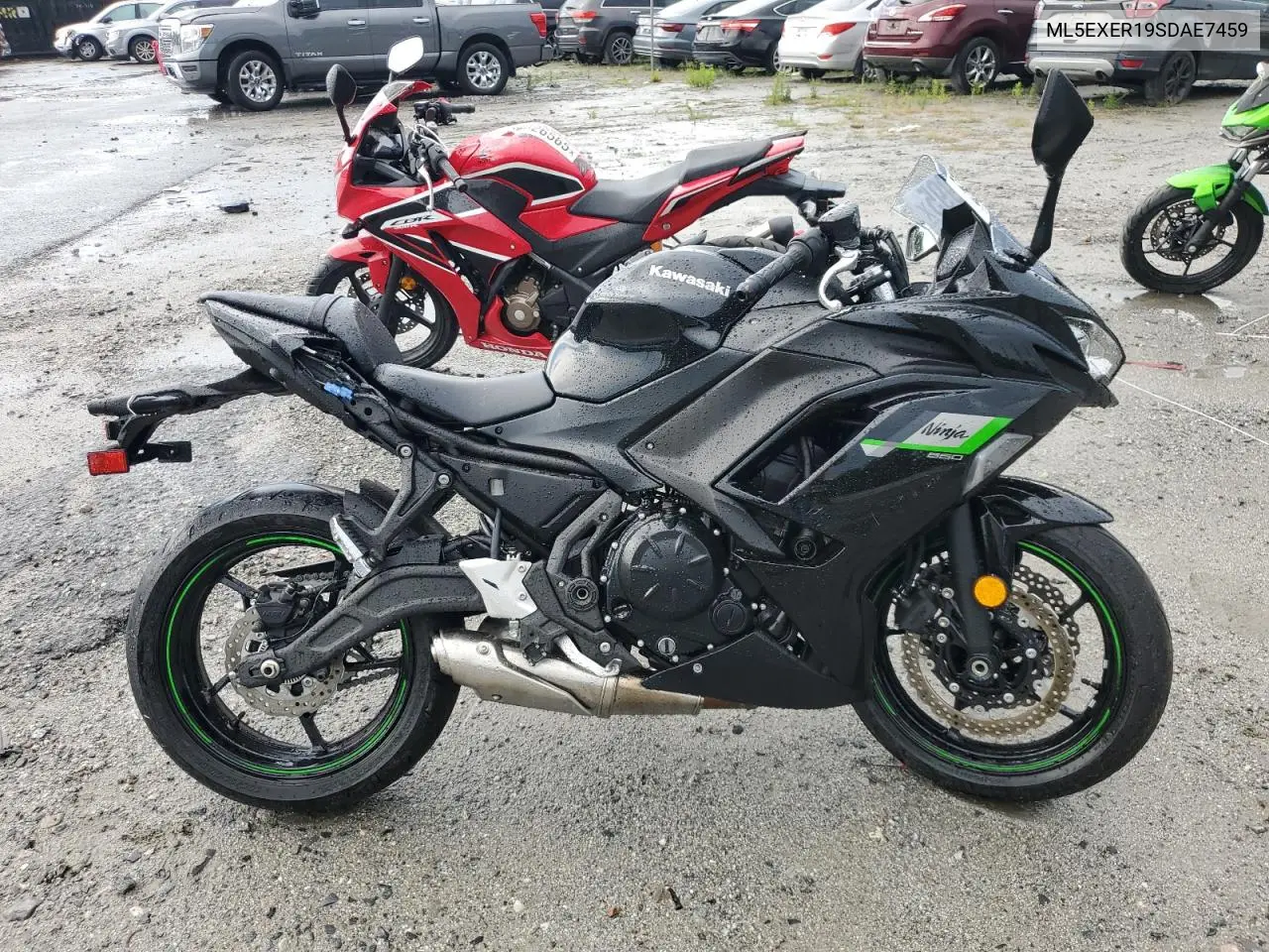 2025 Kawasaki Ex650 R VIN: ML5EXER19SDAE7459 Lot: 59761995