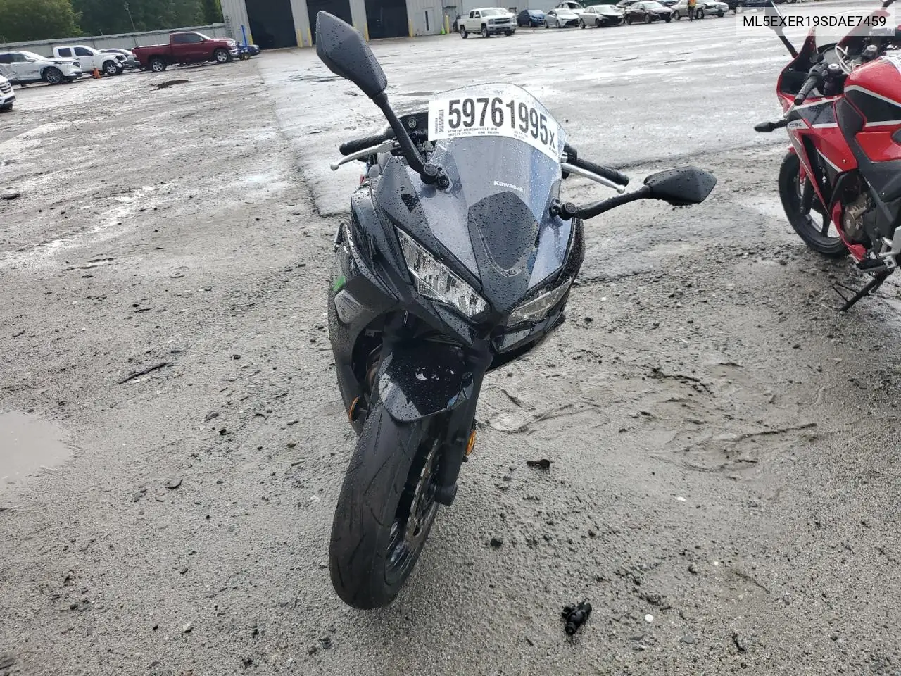 2025 Kawasaki Ex650 R VIN: ML5EXER19SDAE7459 Lot: 59761995