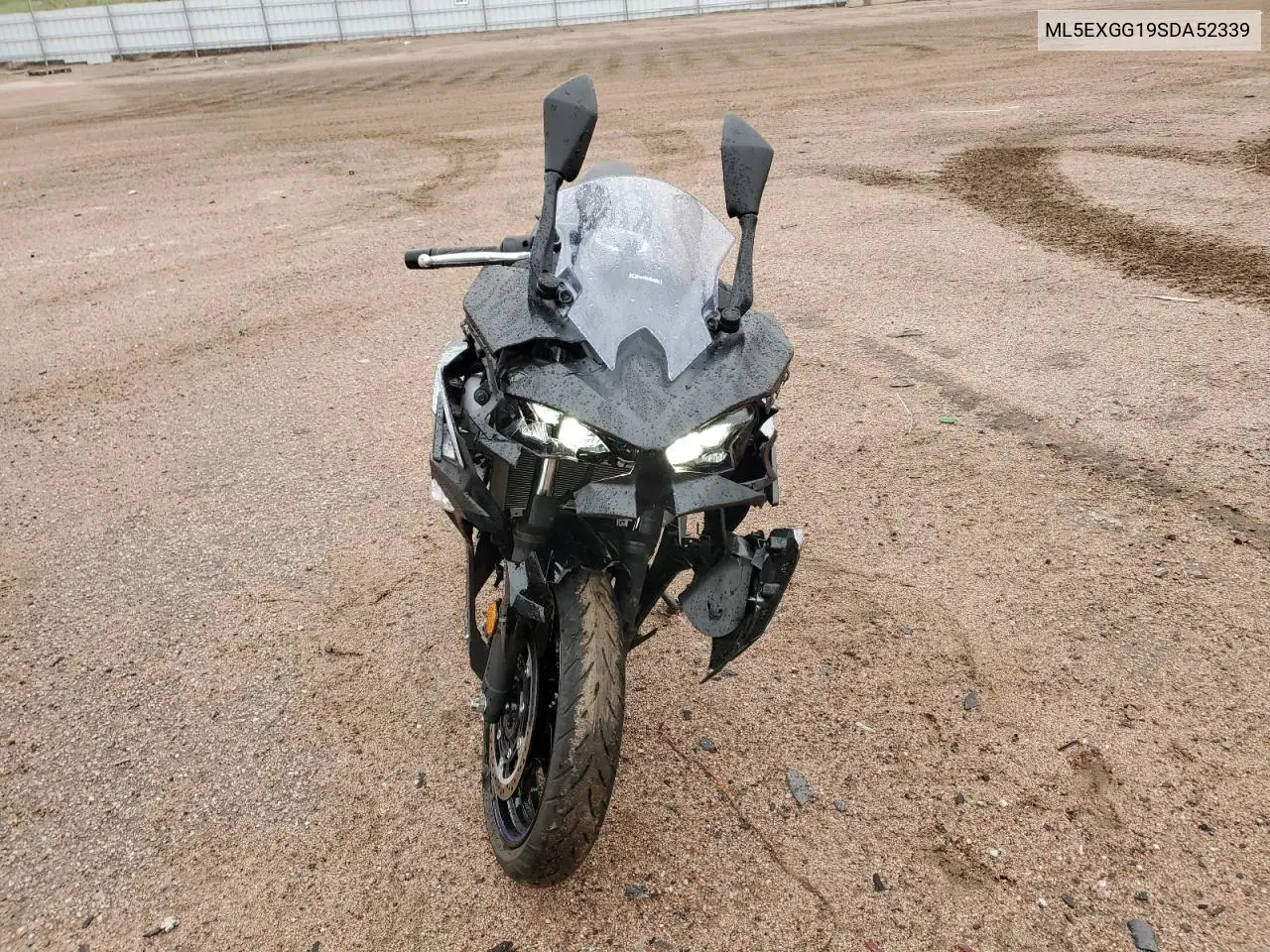 2025 Kawasaki Ex500 VIN: ML5EXGG19SDA52339 Lot: 59774885