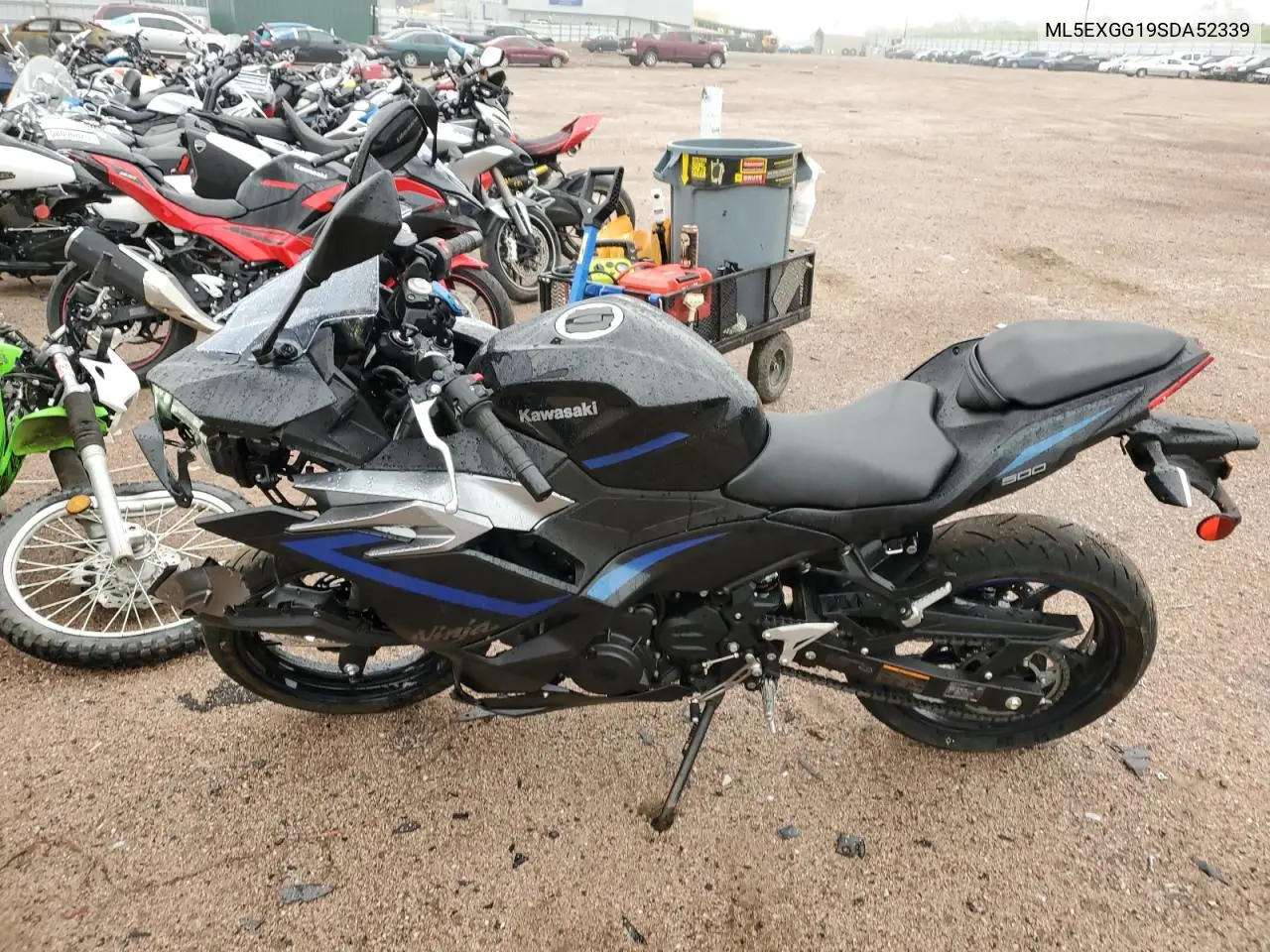 2025 Kawasaki Ex500 VIN: ML5EXGG19SDA52339 Lot: 59774885