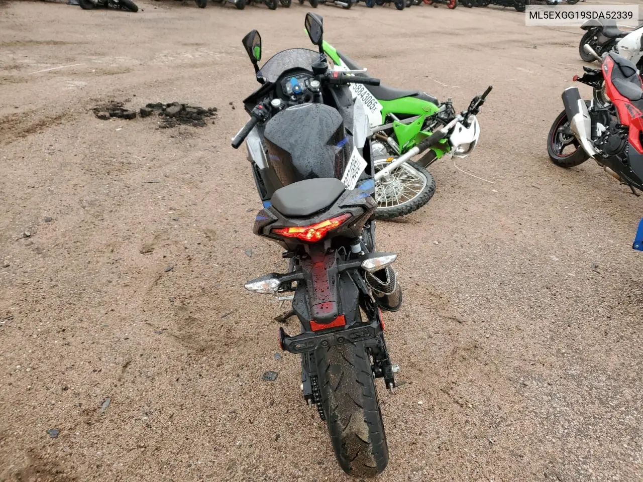 2025 Kawasaki Ex500 VIN: ML5EXGG19SDA52339 Lot: 59774885