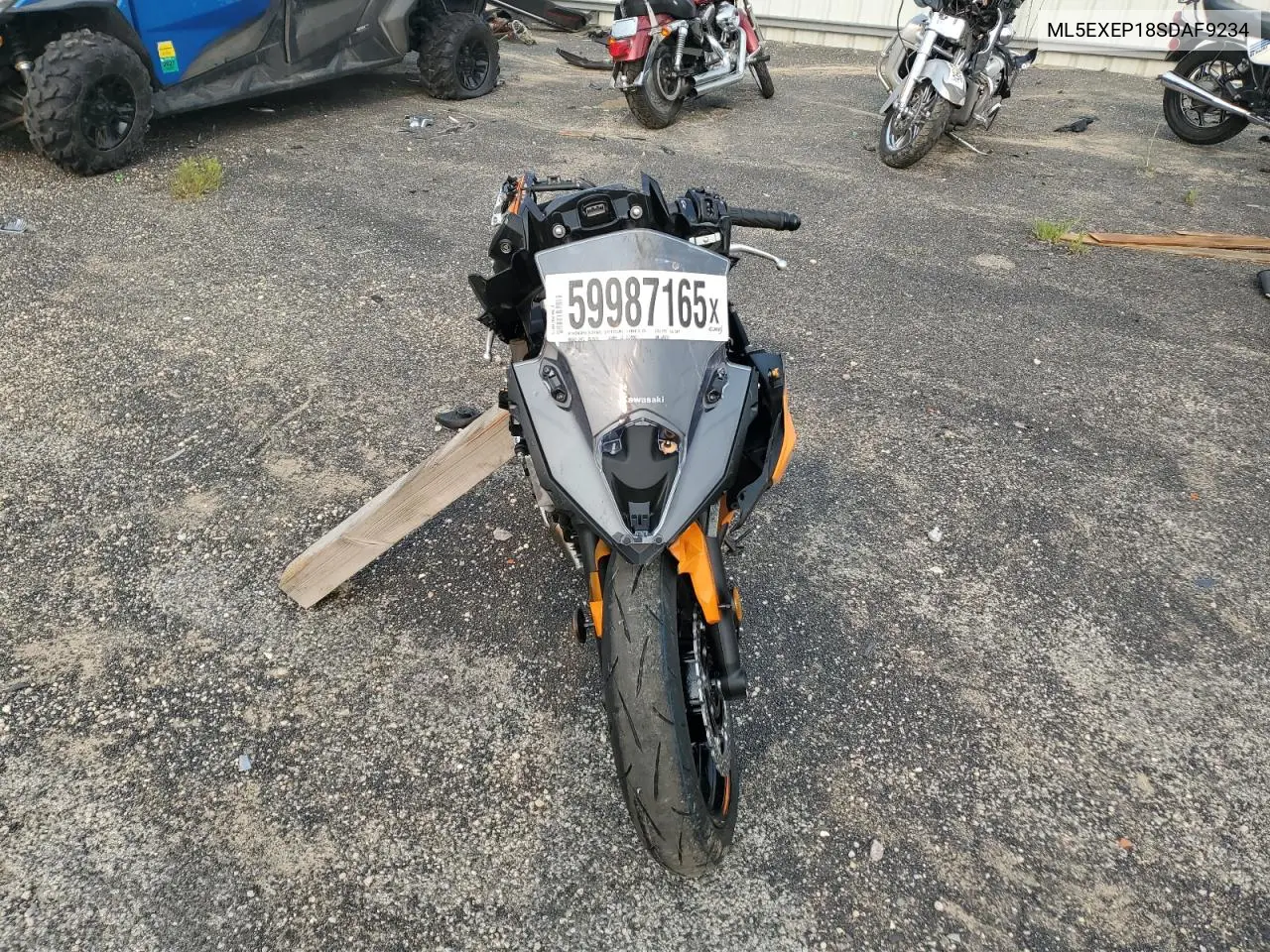 2025 Kawasaki Ex650 P VIN: ML5EXEP18SDAF9234 Lot: 59987165