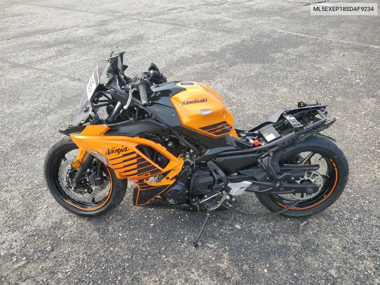 2025 Kawasaki Ex650 P VIN: ML5EXEP18SDAF9234 Lot: 59987165